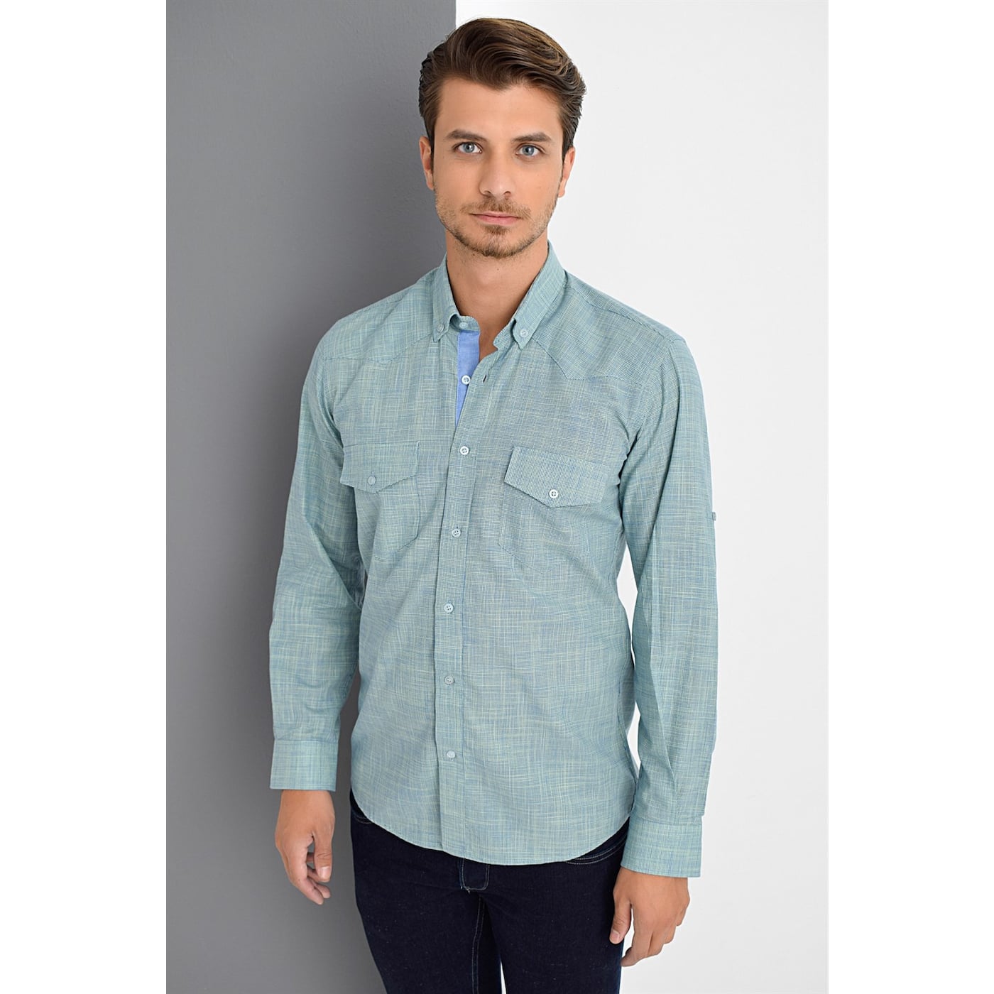 G647 DEWBERRY MEN's SHIRT-SARI