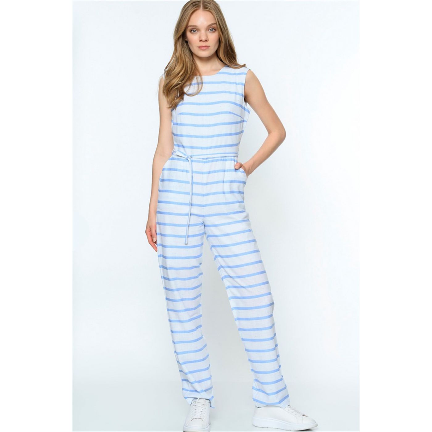 Z6277 DEWBERRY WOMEN's OVERALLS-BLUE