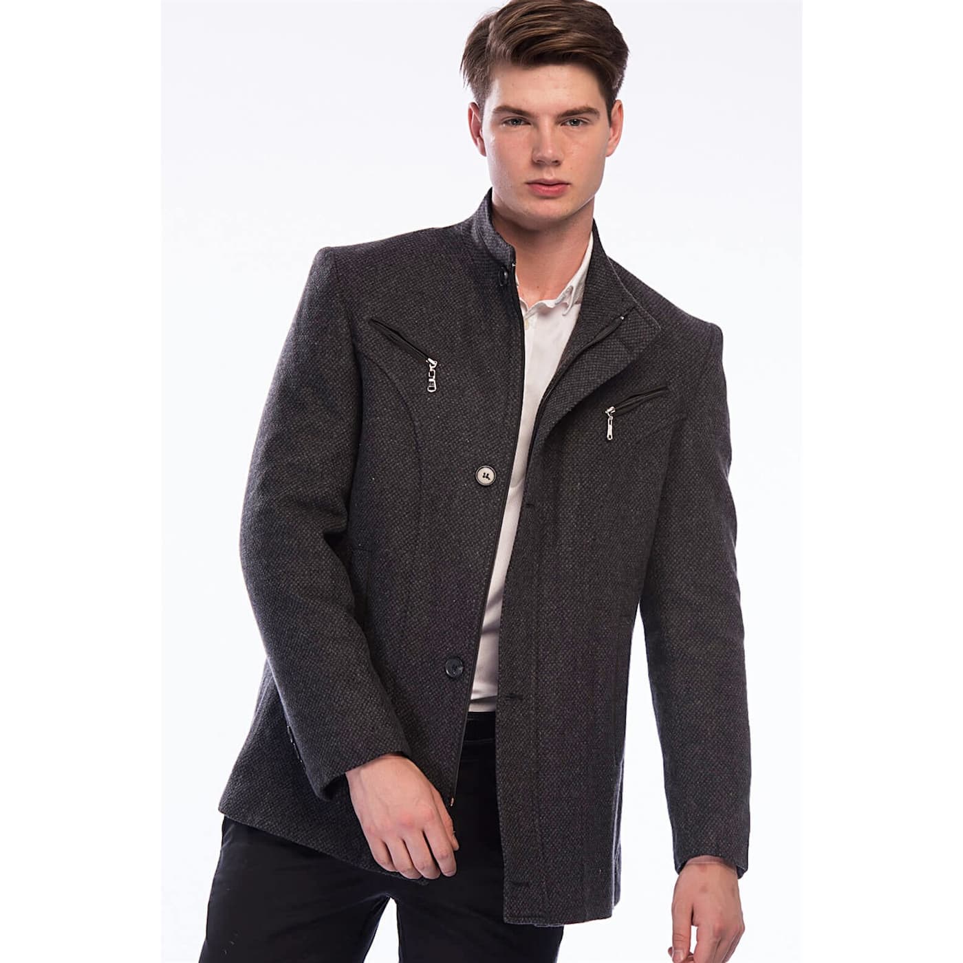 K7126 DEWBERRY MEN's ROUGH-DOTANT ANTHRACITE