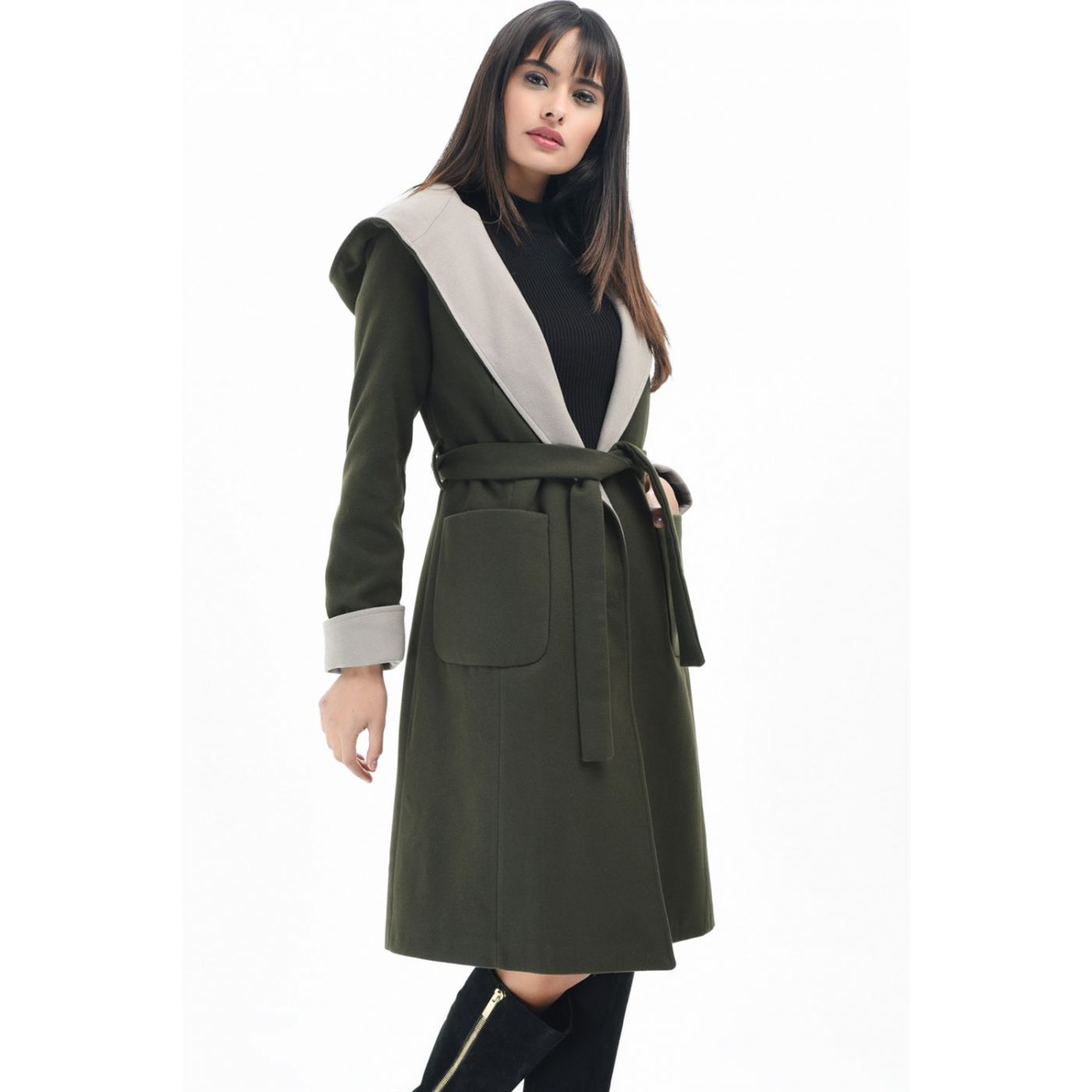 Z6422 DEWBERRY WOMEN's PALTO-RIGHTS