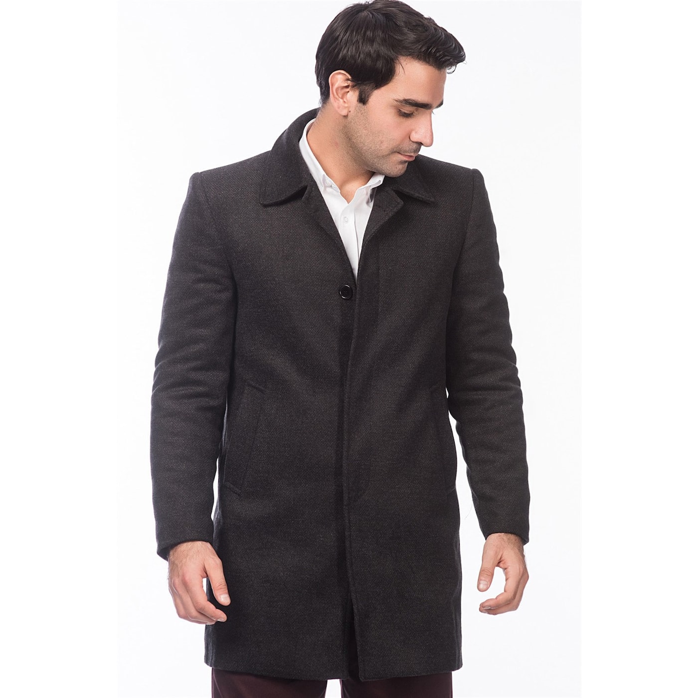 SICAK KIŞ MODASI PLT8219 DEWBERRY PALTO-FISH ANTHRACIAL