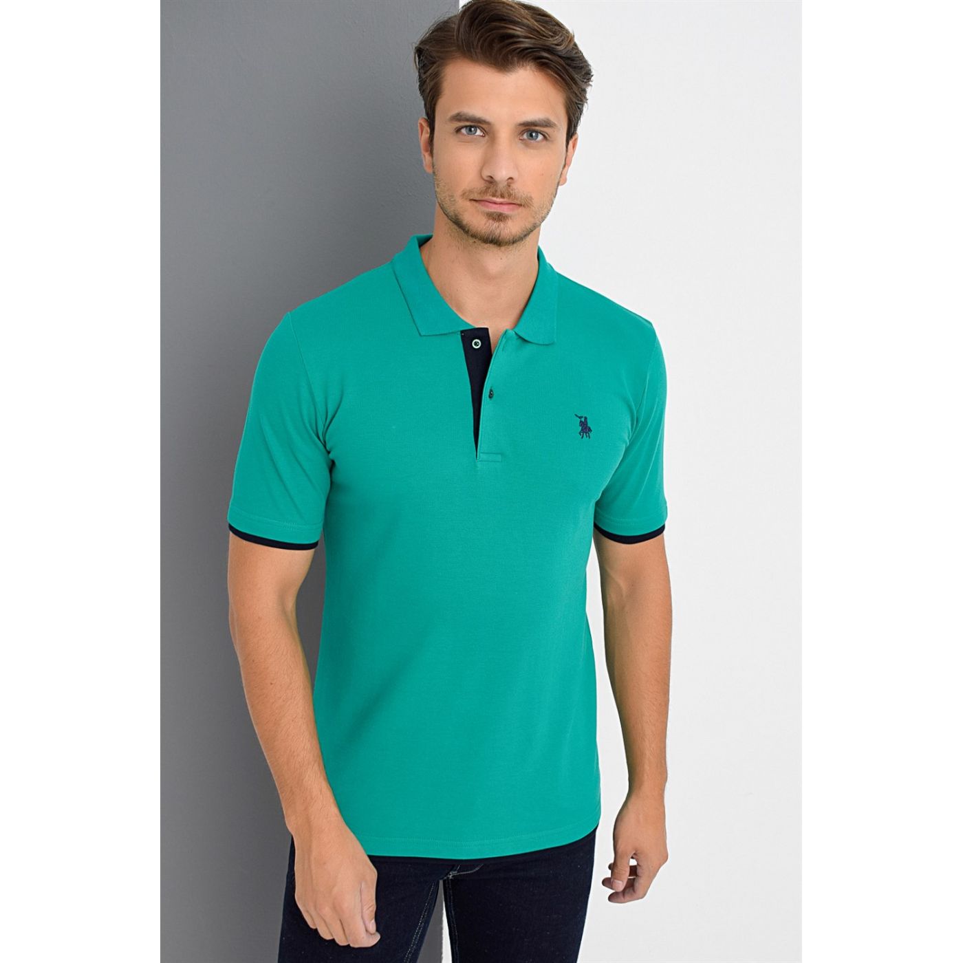 T8562 DEWBERRY MEN'S TSHIRT-GREEN