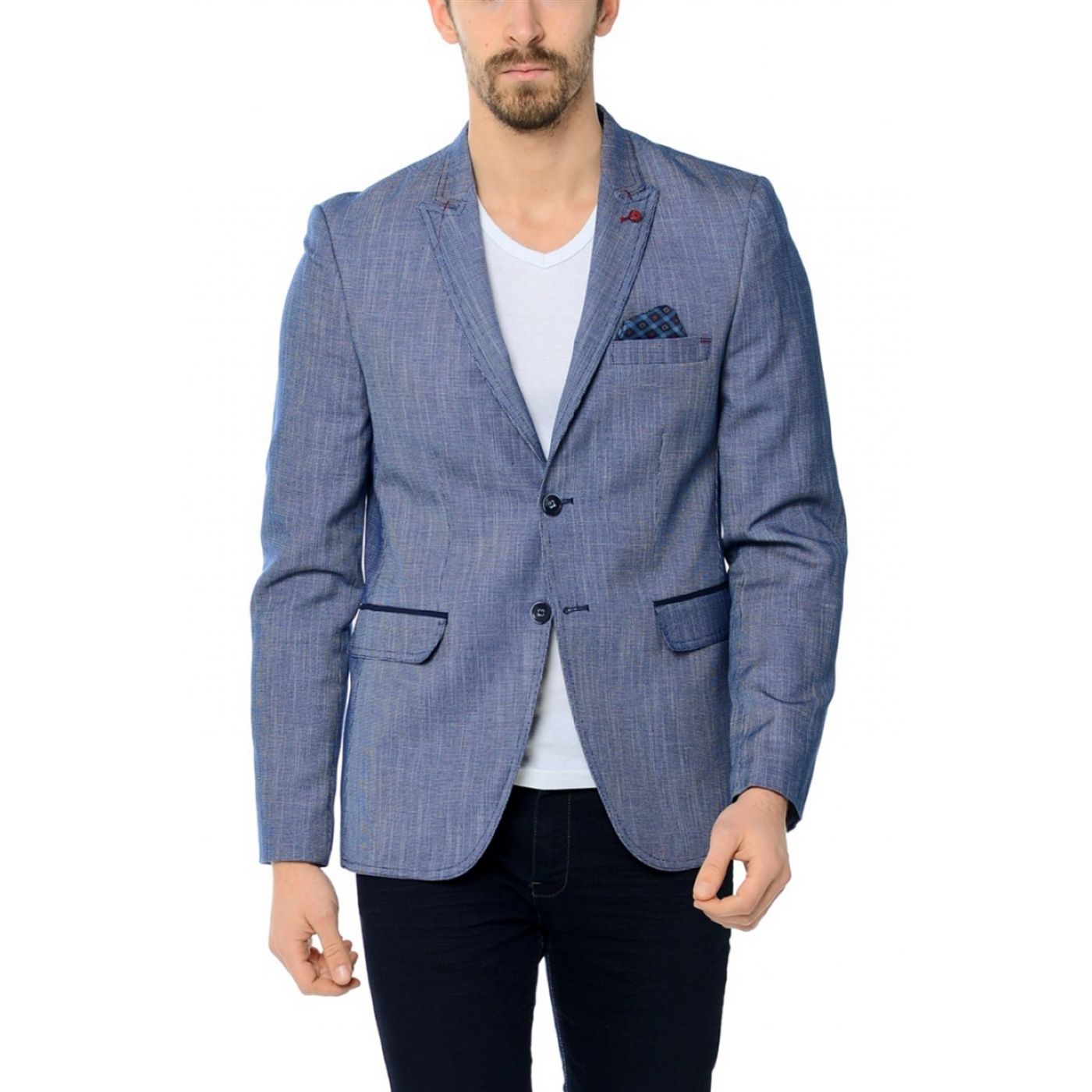 ŞIK CEKETLER C2603 DEWBERRY JACKET-LACİVERT