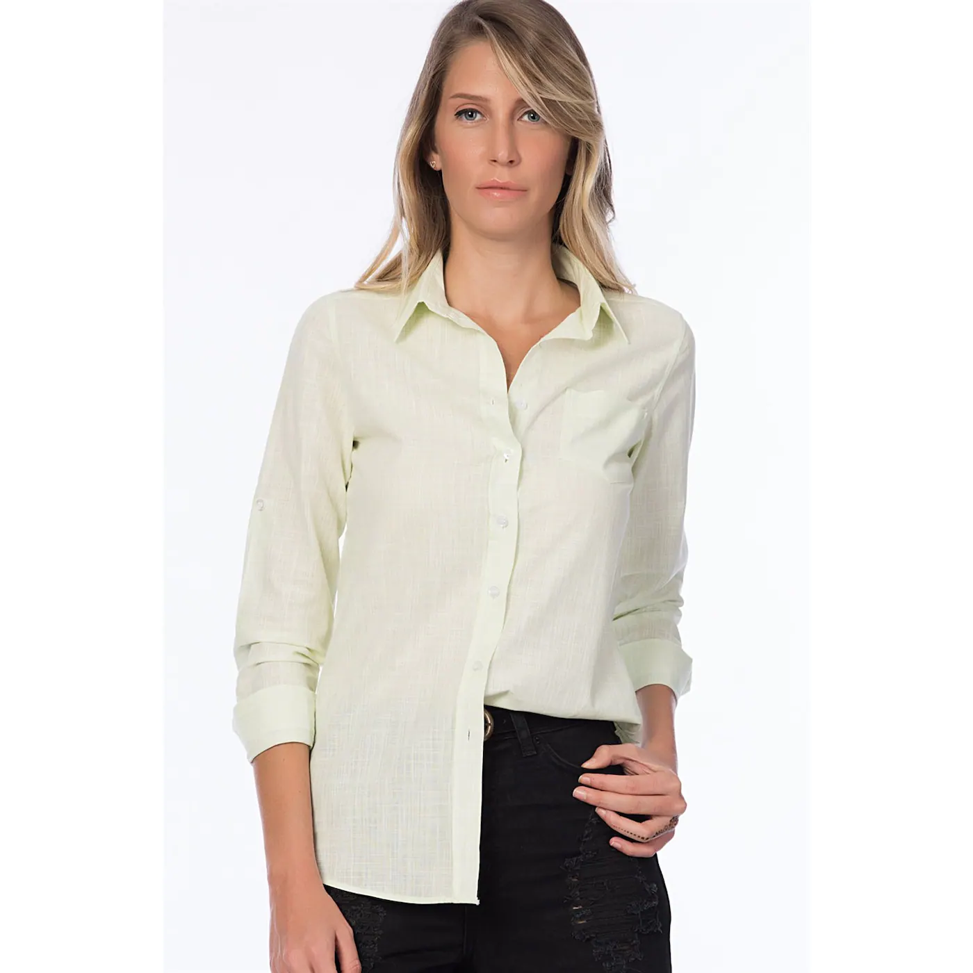Z6355 DEWBERRY WOMEN's SHIRT-SARI