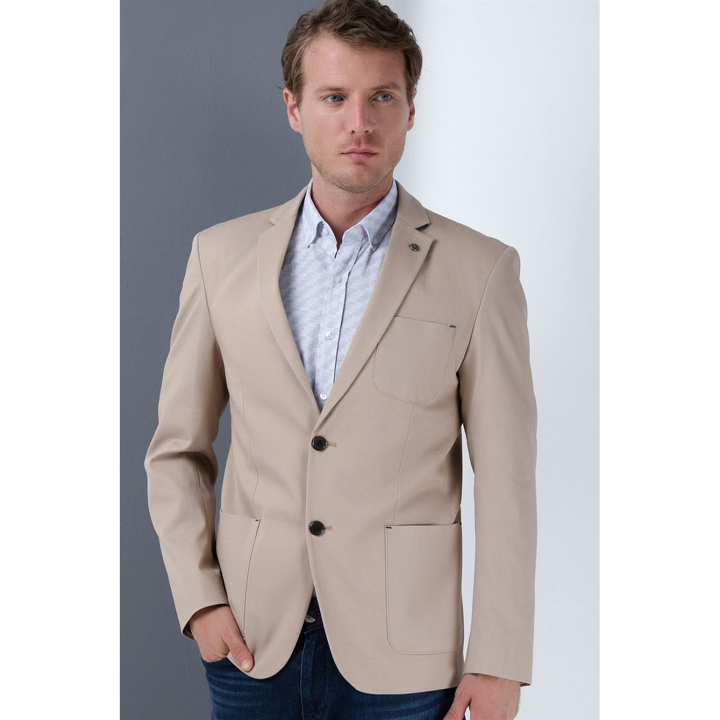C9050 DEWBERRY MEN's JACKET-BEIGe