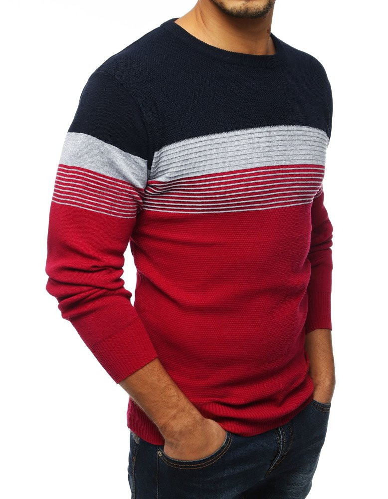 Men's navy blue sweater WX1332