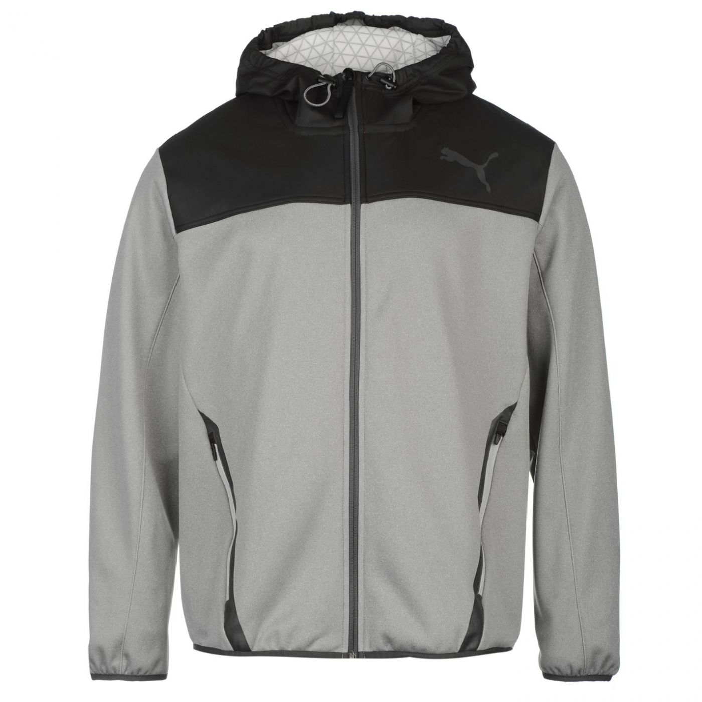 puma men's fleece track jacket