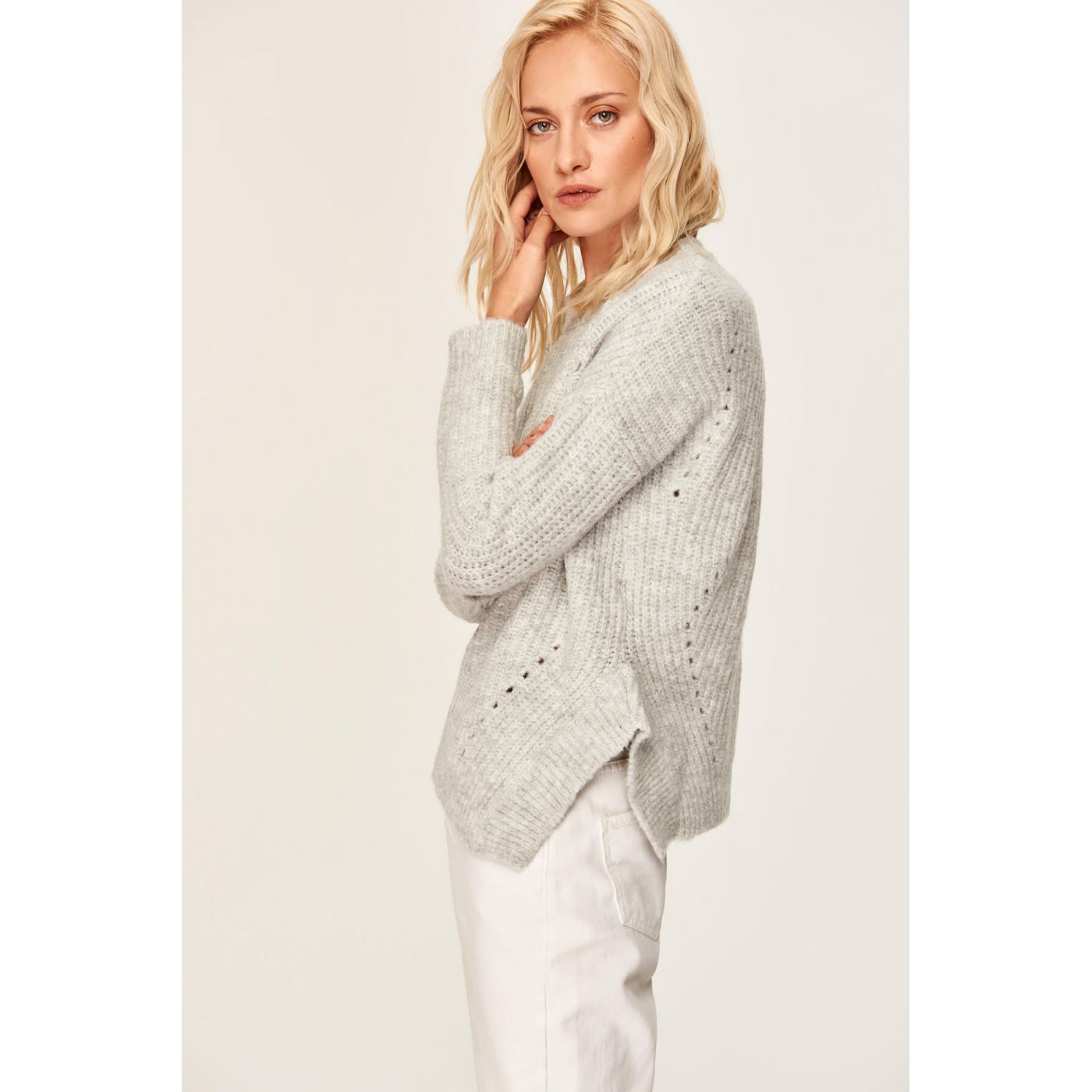 Trendyol Grey Bicycle Collar Sweater Sweaters