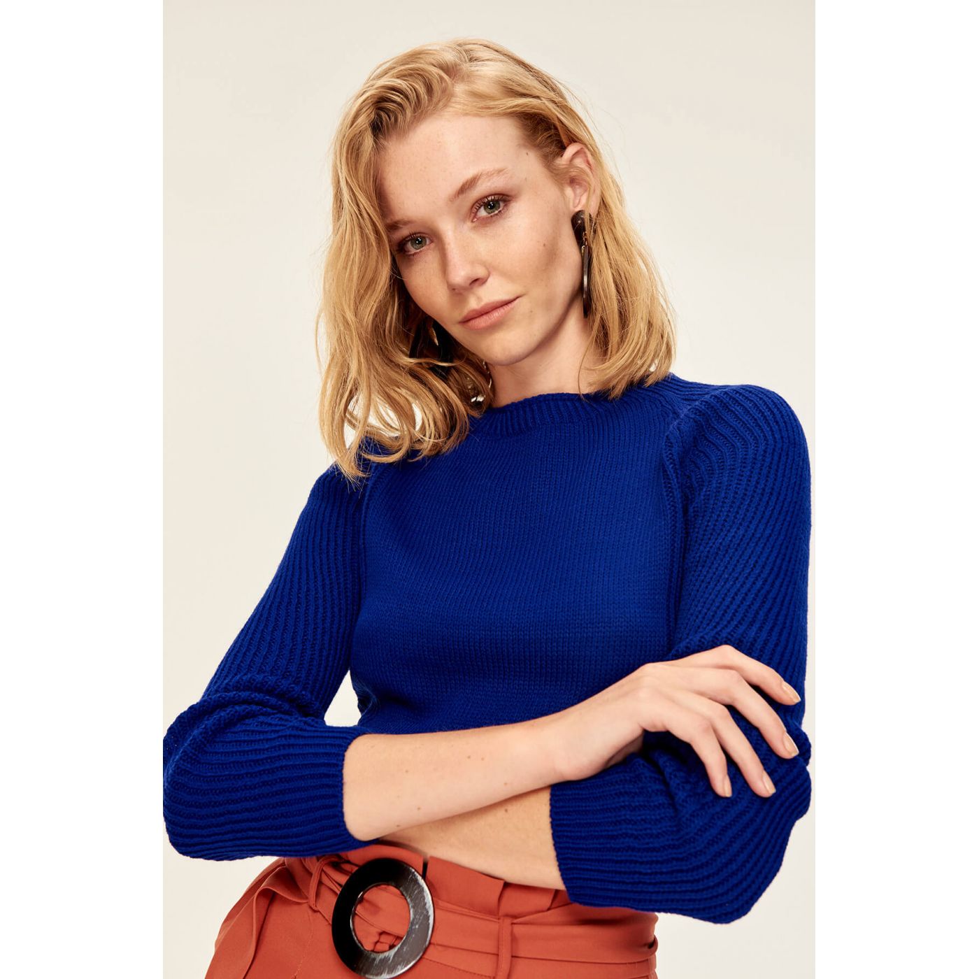 Trendyol Saks Basic Knitted Sweater