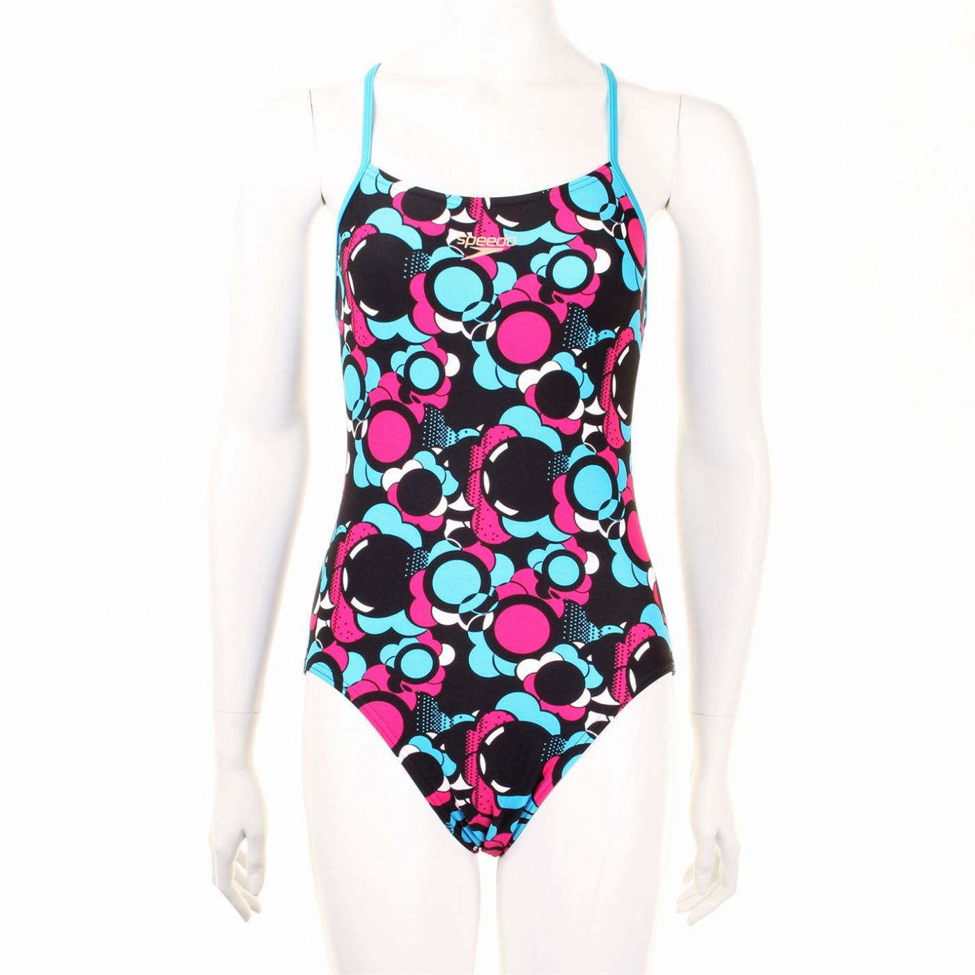 speedo marl racer swimsuit ladies