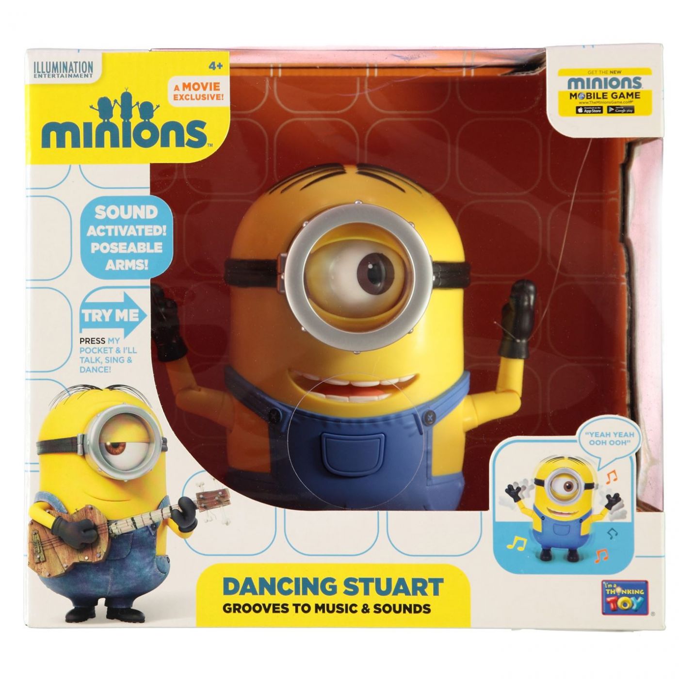 dancing stuart minion toy