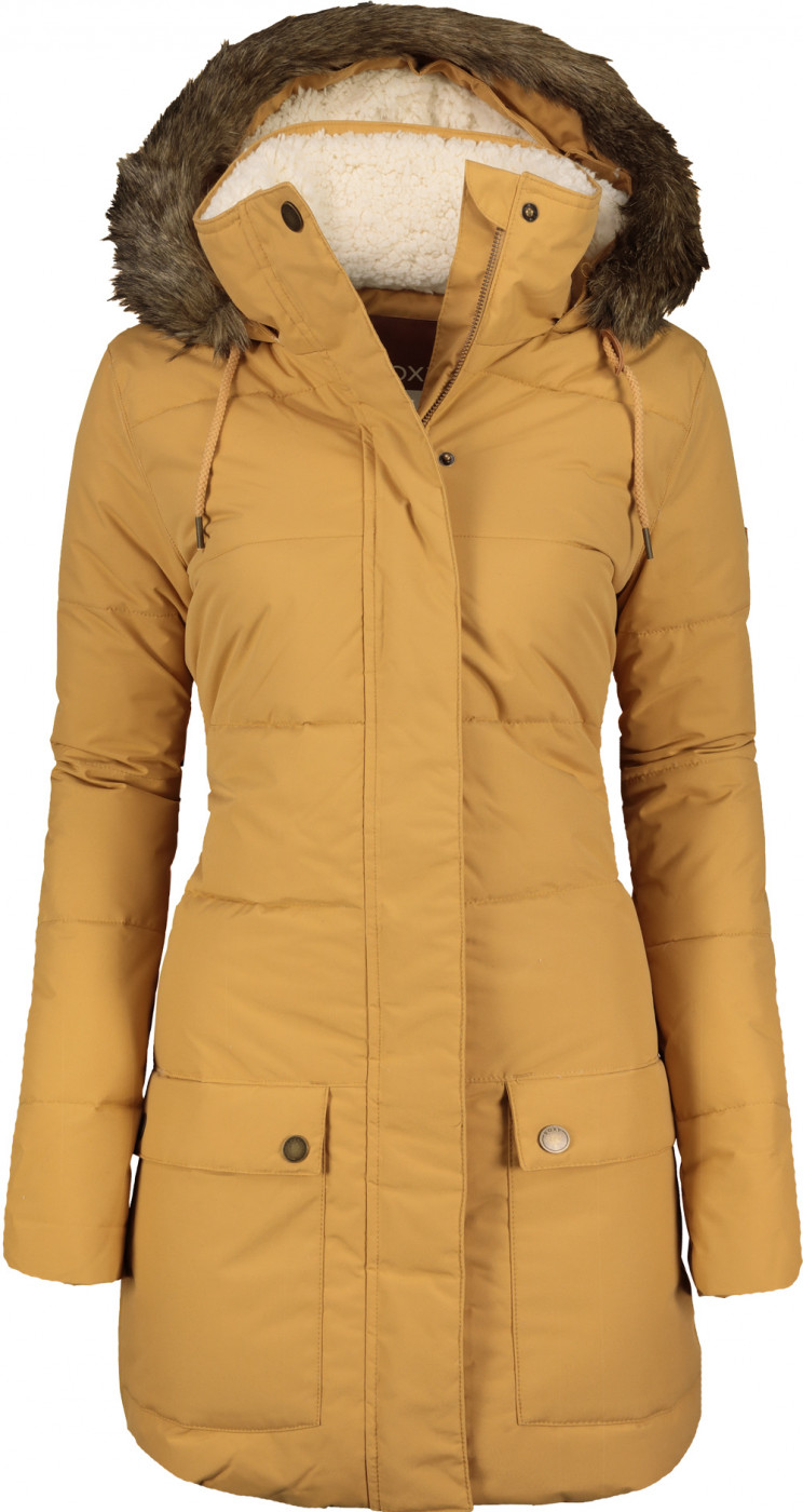 ellie water repellent hooded longline puffa jacket