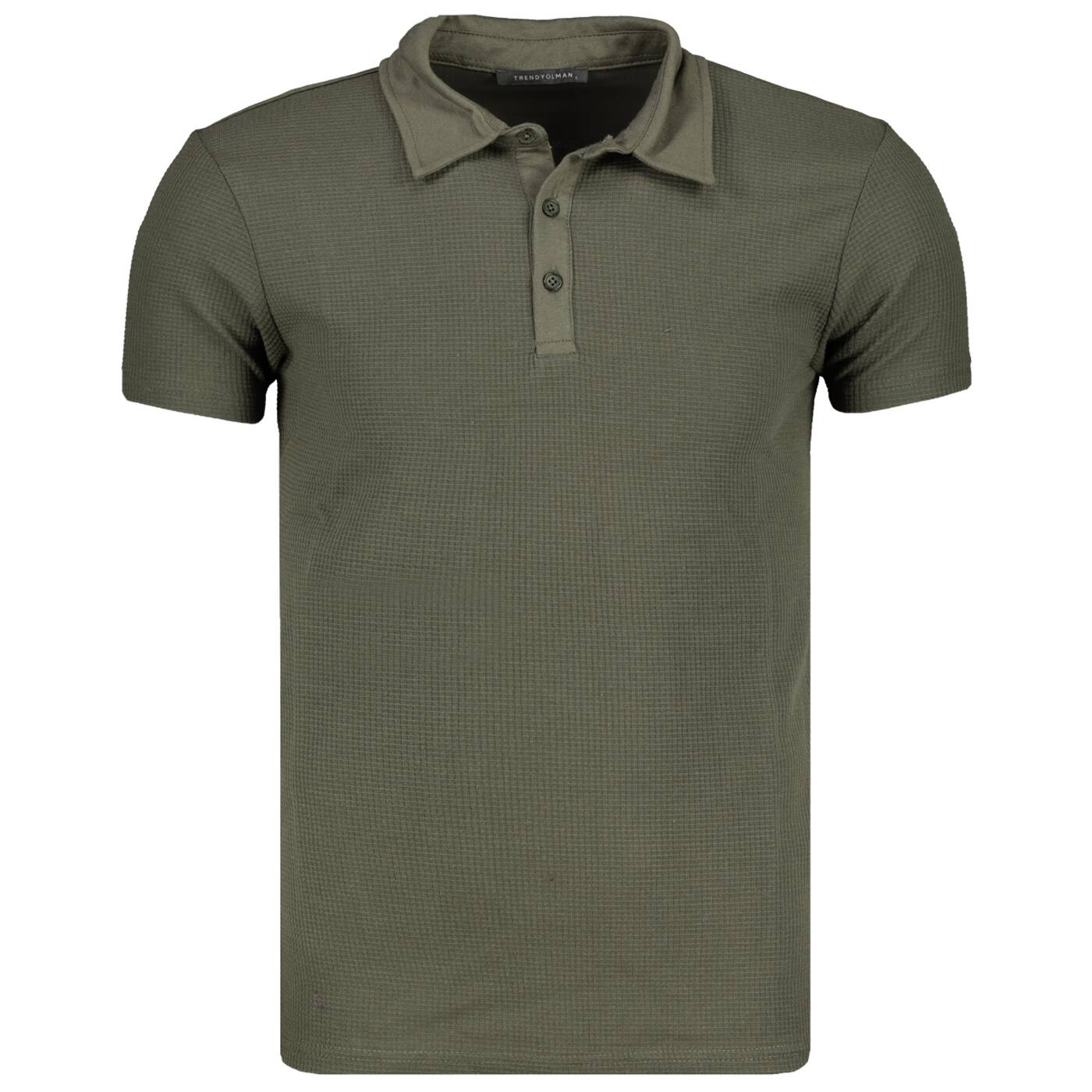 Meeste polosärk Trendyol Textured