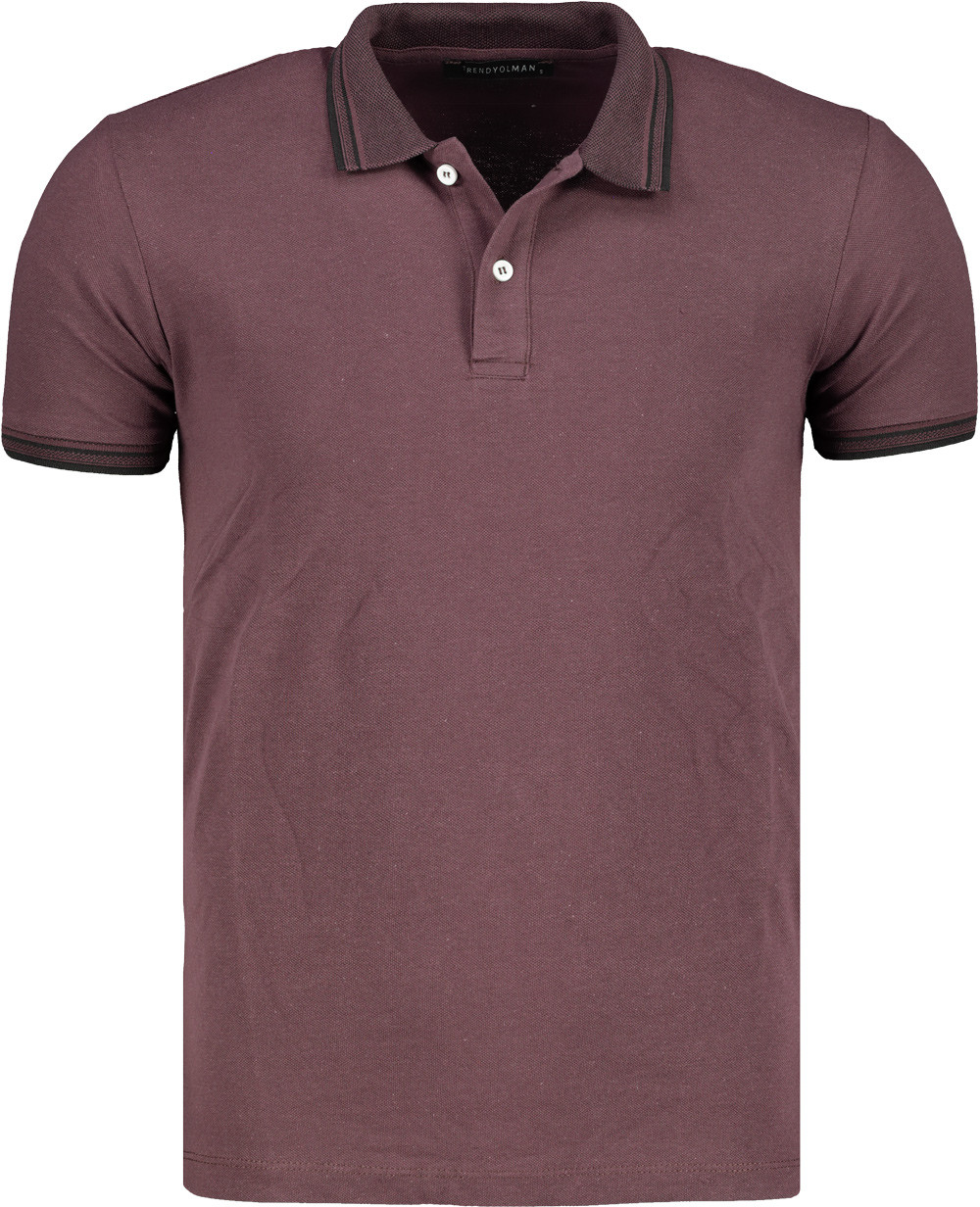 Meeste polosärk Trendyol TMNSS20PO0010/BURGUNDY