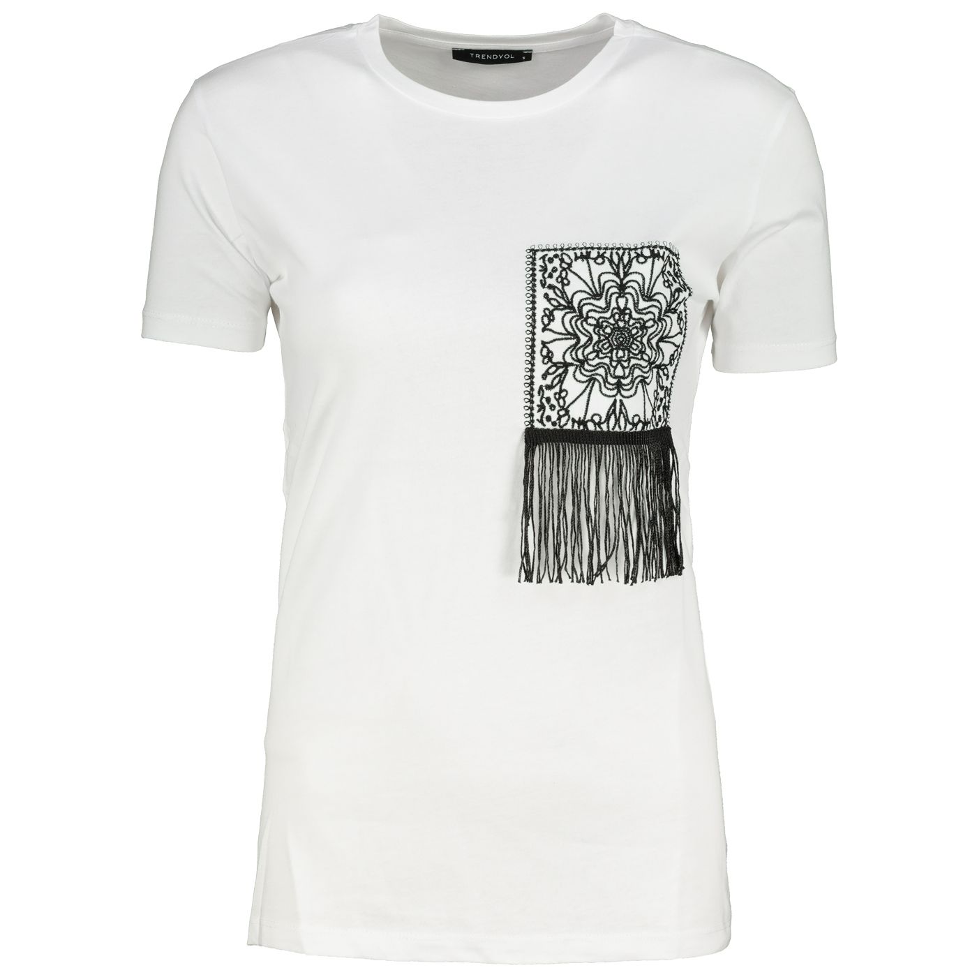Naiste T-särk Trendyol Embroidered Basic
