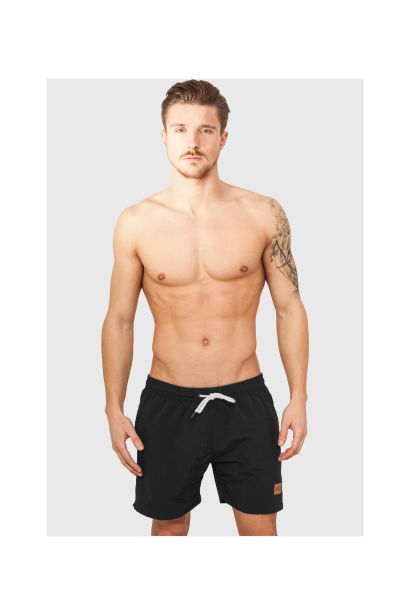 Blokové plavecké šortky čierna/čierna