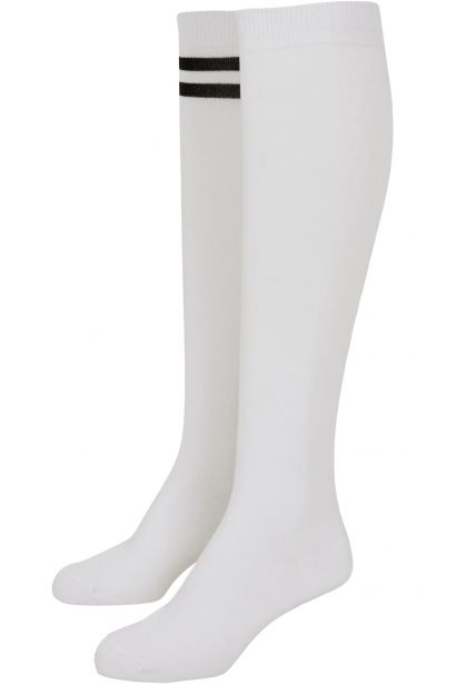Women's College Socks 2-Pack White