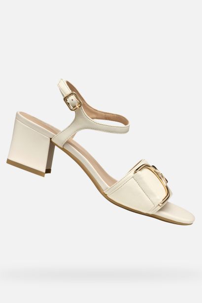 Cream women's sandals Geox Neeraklia 50 - Women's