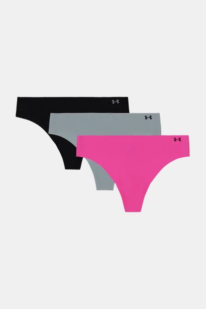 Women's panties Under Armour UA Pure Stretch NS THONG (3pcs) - Women's