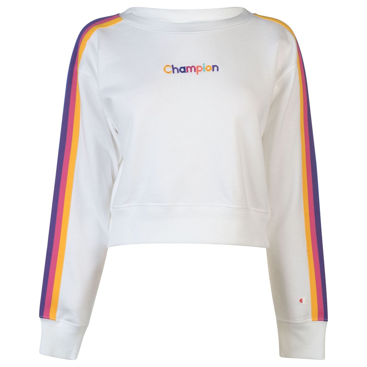 Champion Rainbow Tape Crew Sweater
