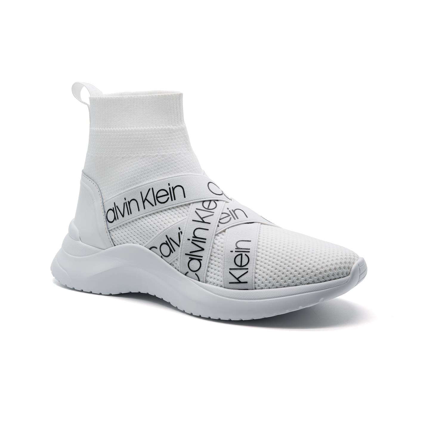 calvin klein umney chunky sole sock trainer