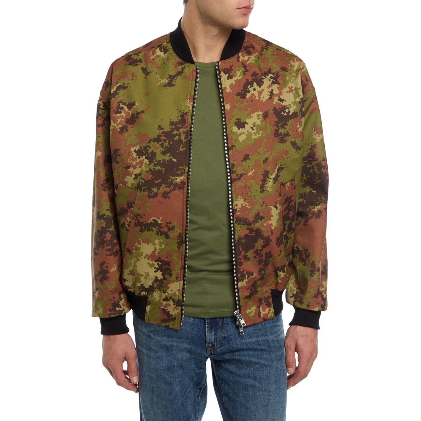 Libertine Libertine Camoflage Bomber Jacket