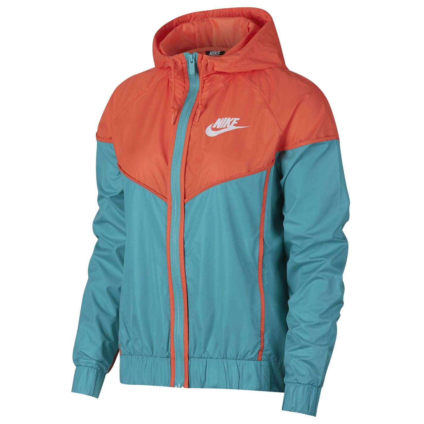 nike windrunner orange blue