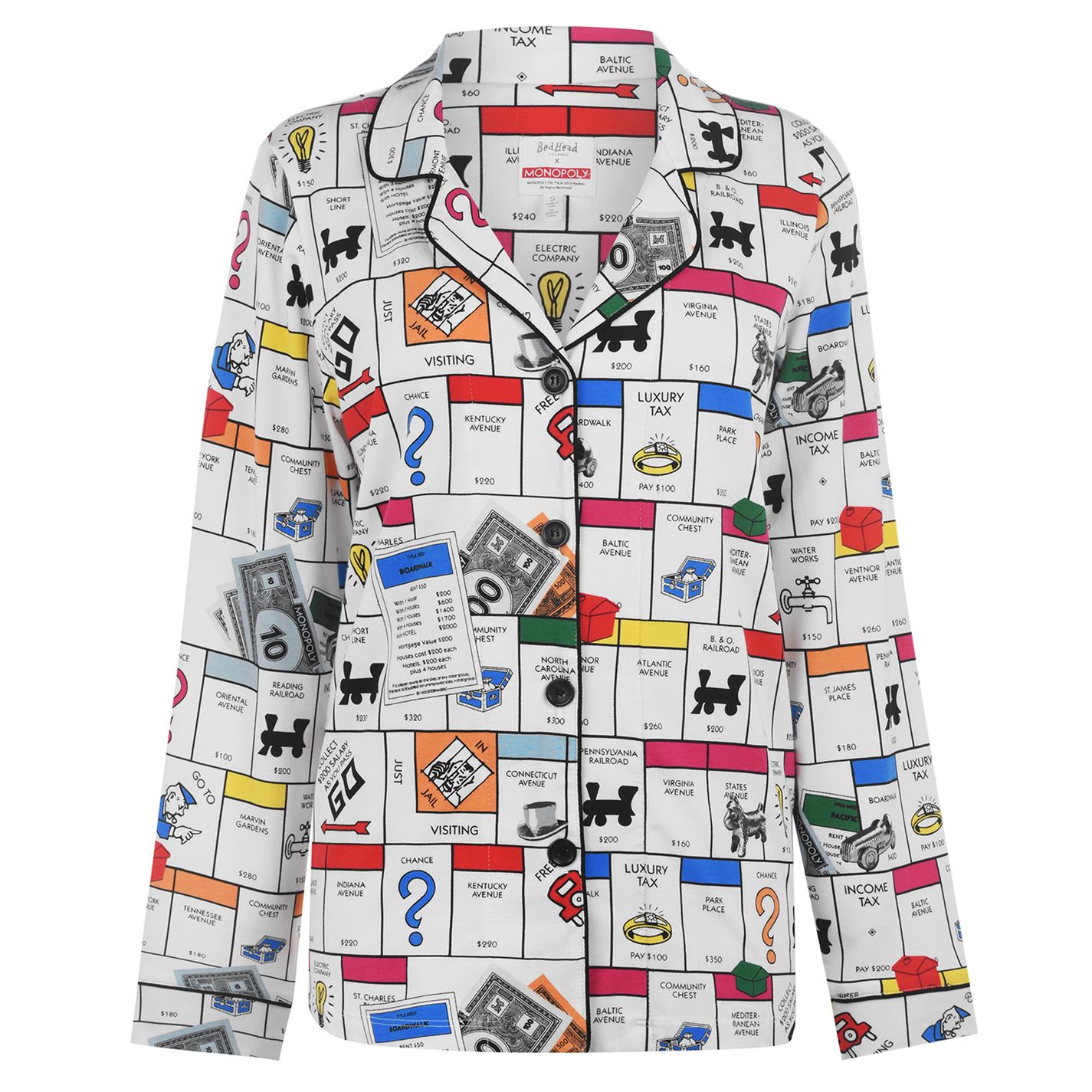 Bedhead Monopoly Gameboard Pyjama Set
