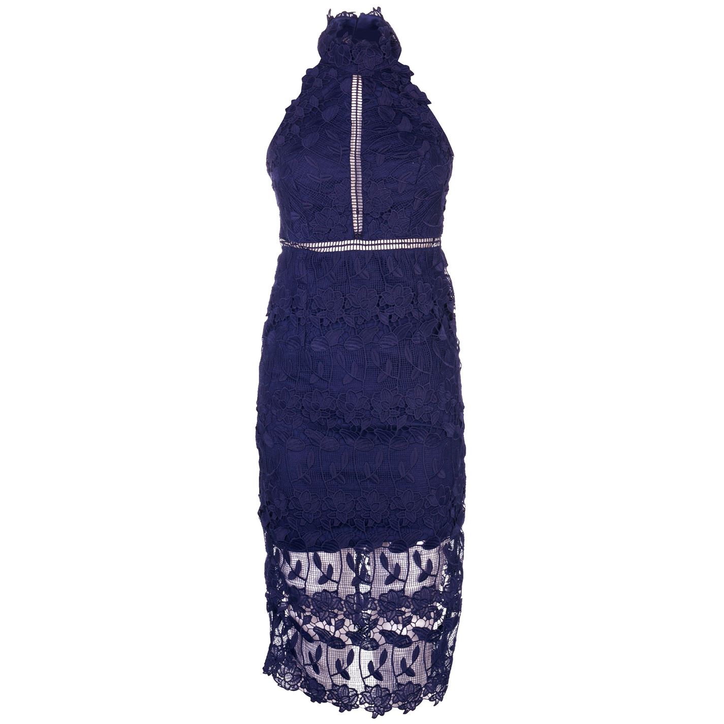 noni lace halter dress