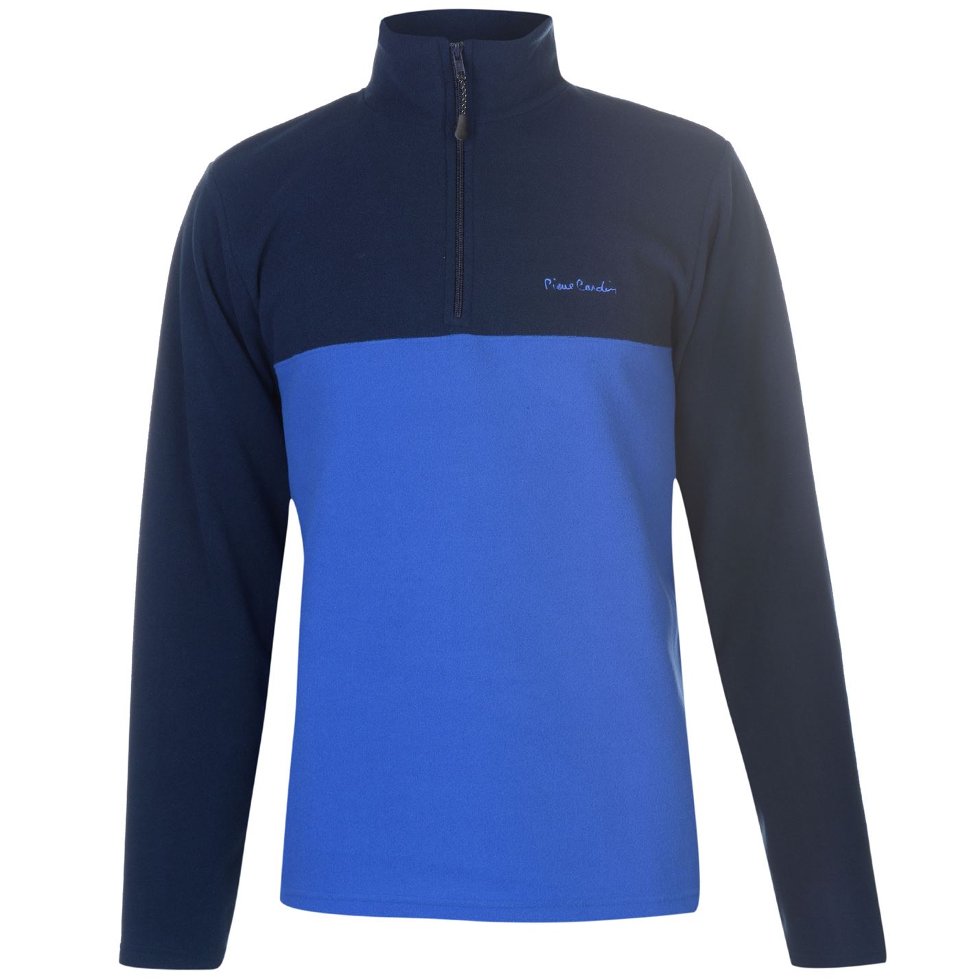 pierre cardin quarter zip fleece mens