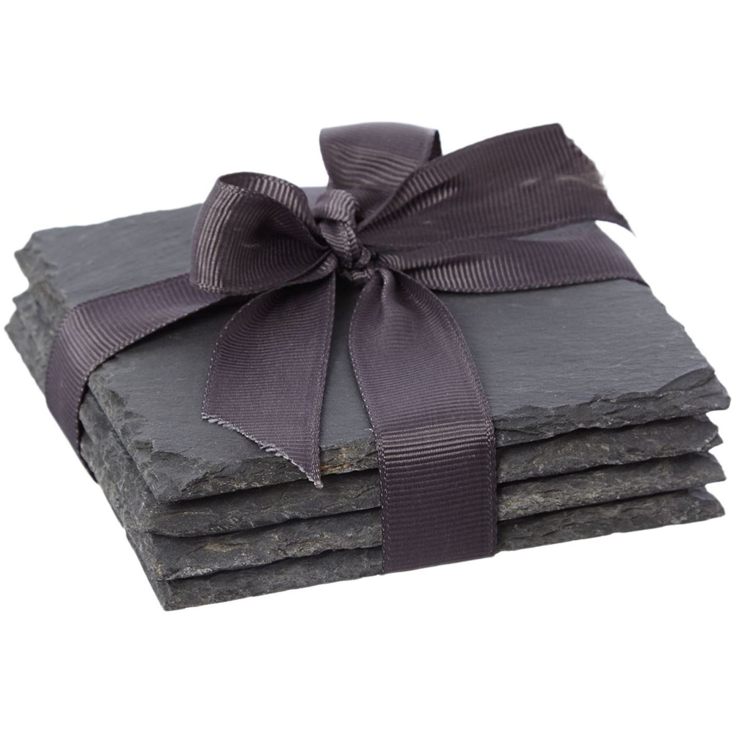 This set of 4 slate coasters are perfect for adding an organic and slightly...