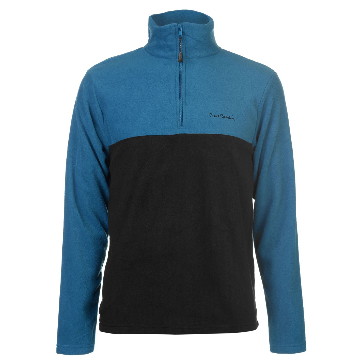 pierre cardin quarter zip fleece mens