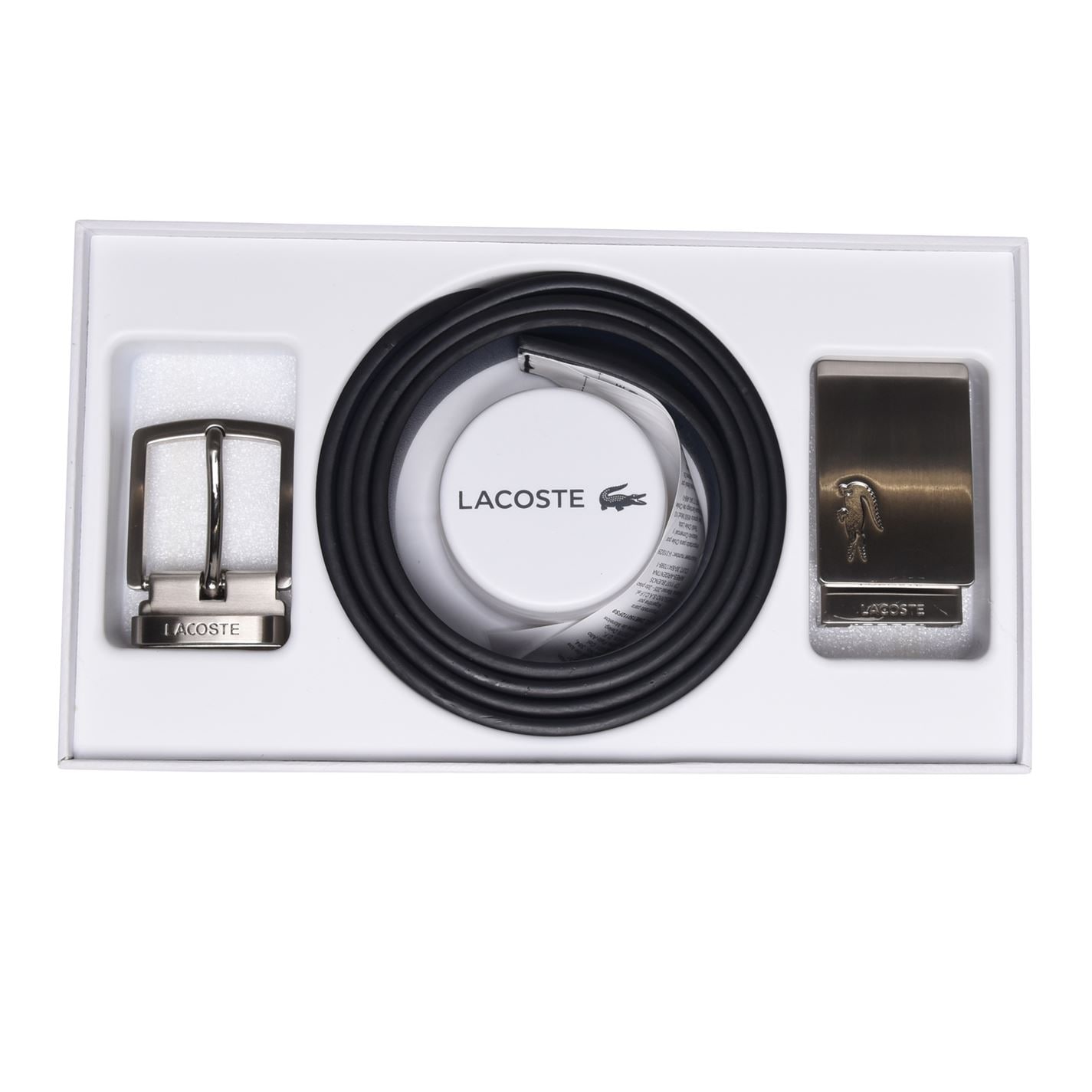 lacoste reversible belt gift set