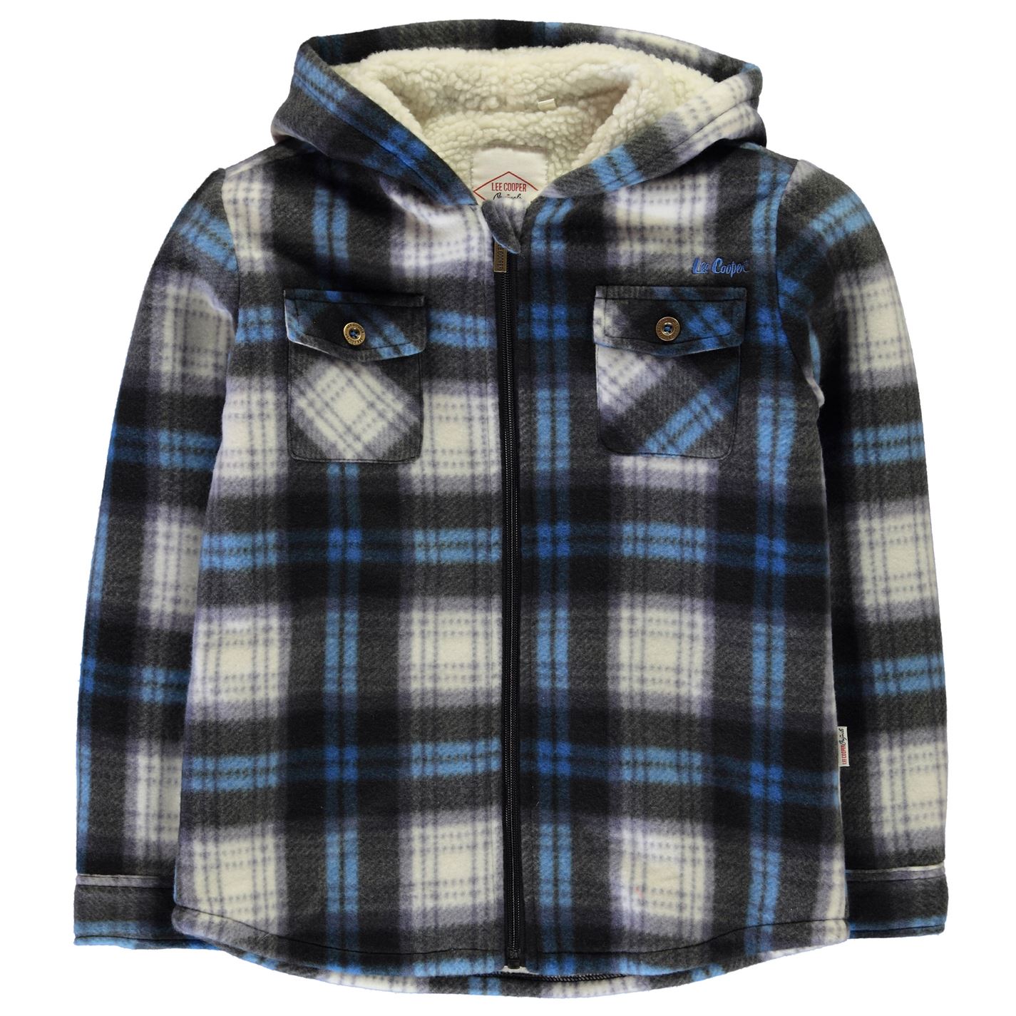 lee cooper fleece lined shirt