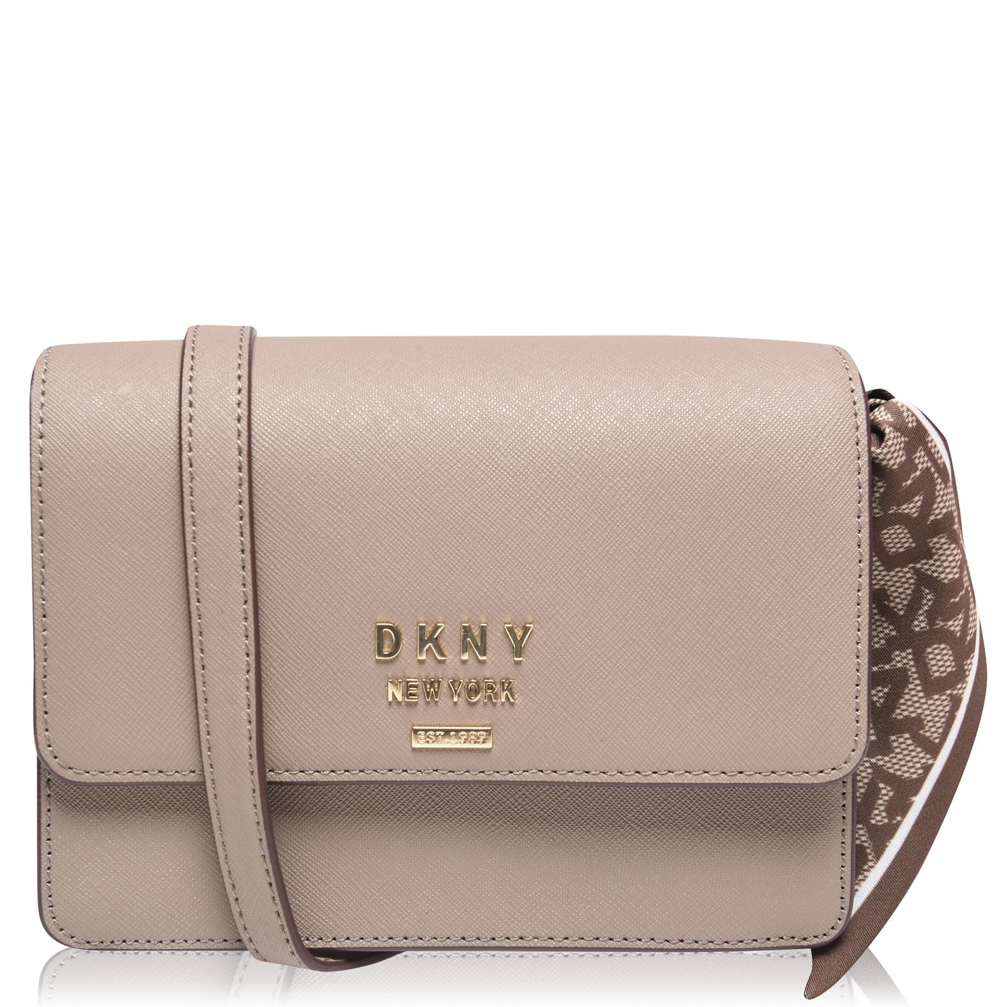 DKNY buyable Brown Leather Liza Crossbody