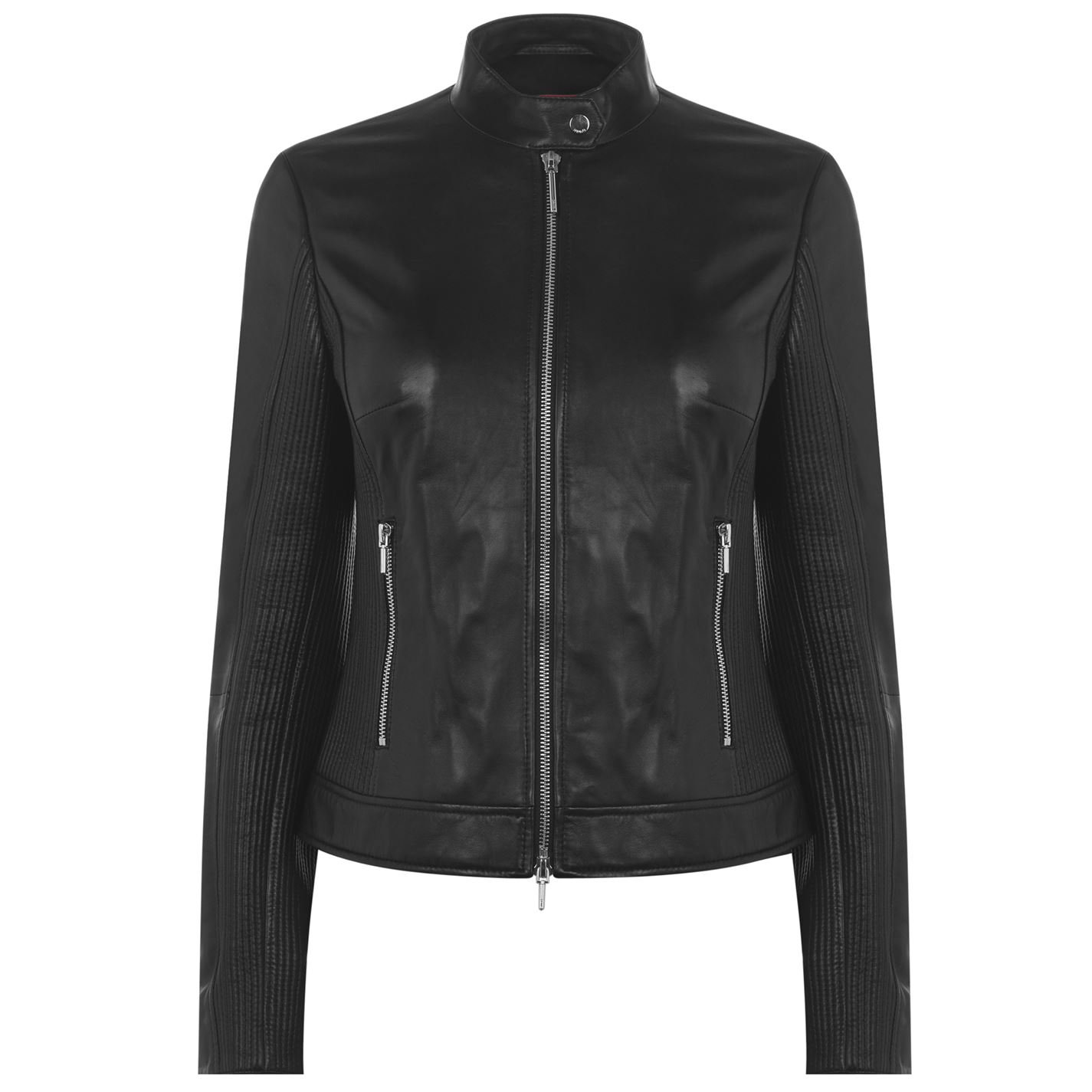 hugo lesia leather jacket