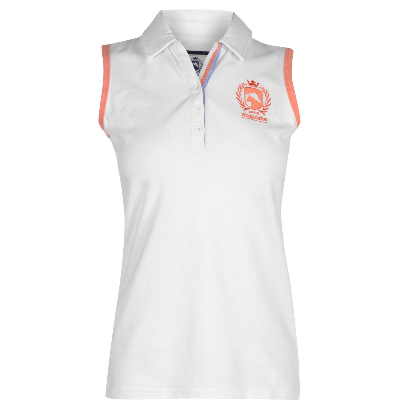 Requisite Sleeveless Polo Shirt Ladies