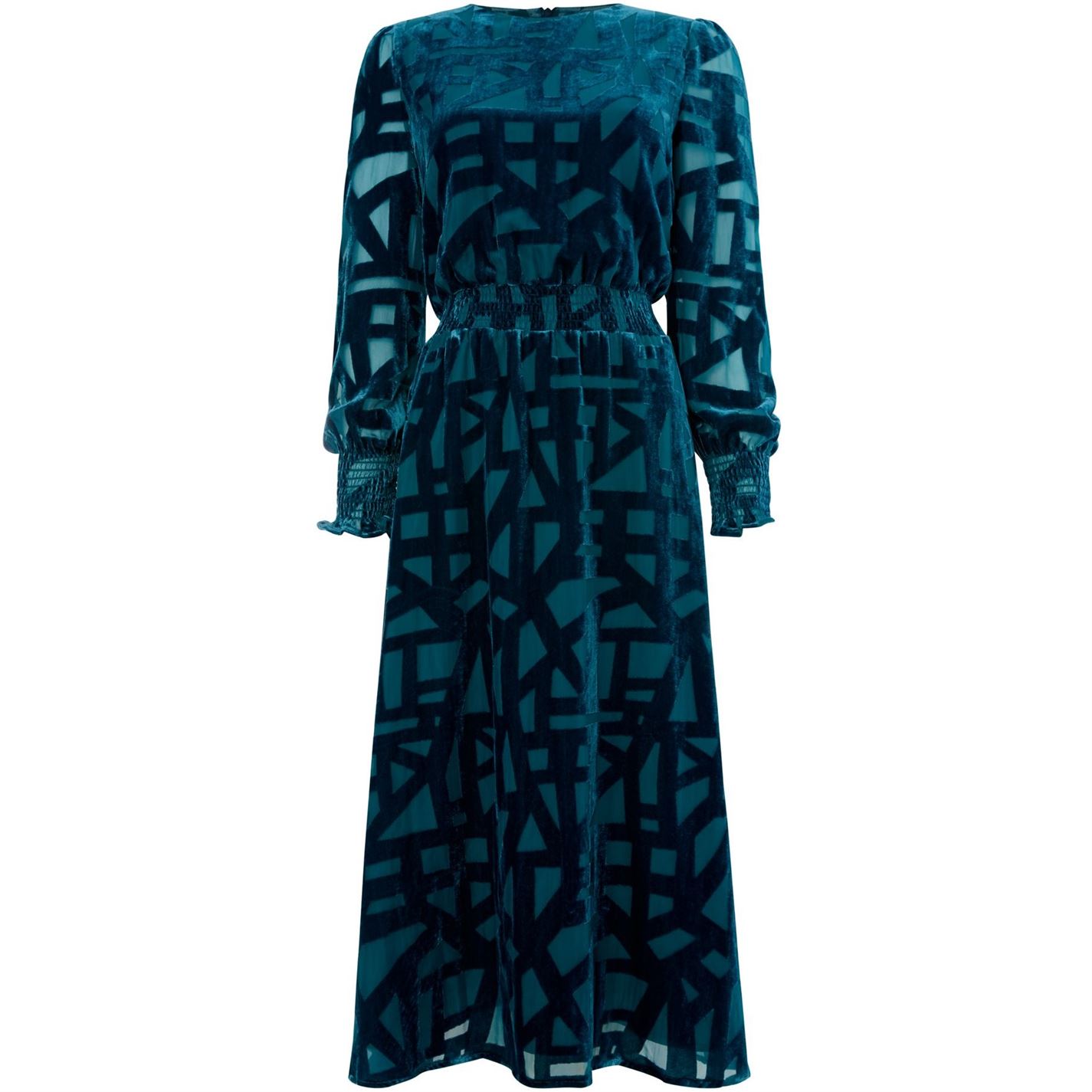 Biba saska on sale burnout midi dress