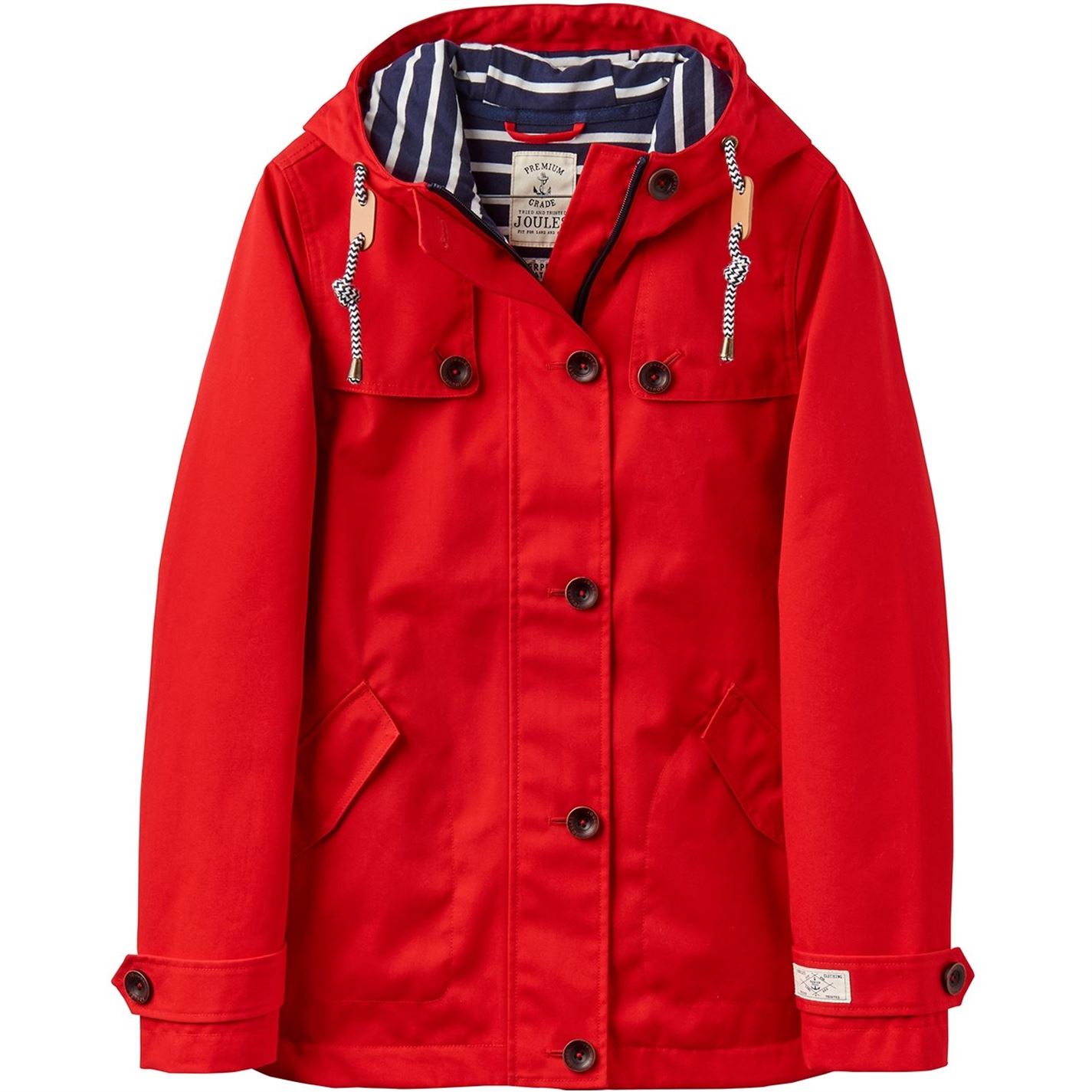 Joules waterproof hooded hot sale jacket with toggle