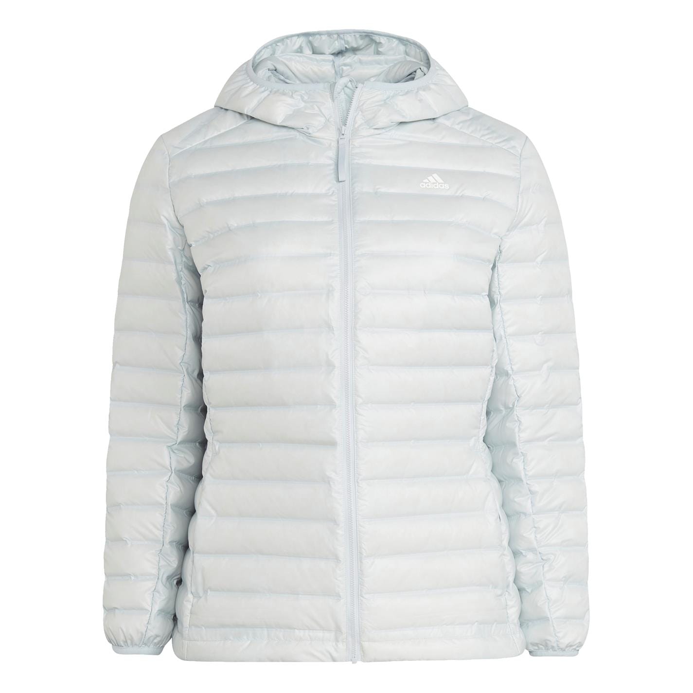 Levně Adidas Varilite Péřová zateplená bunda s kapucí (nadměrná velikost)