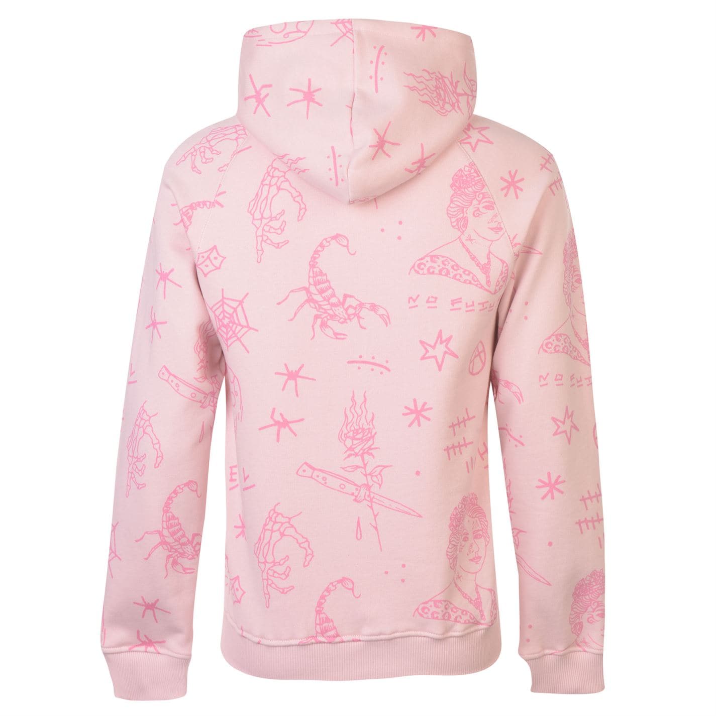 Înghițituri și pumnale peste tot Print Hoodie
