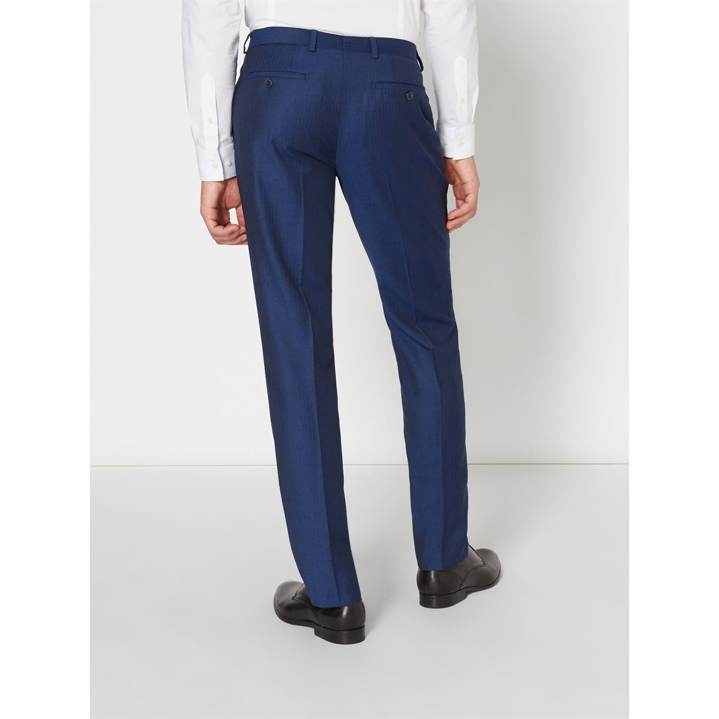 Kenneth Cole Austin Slim Herringbone Suit Trouser