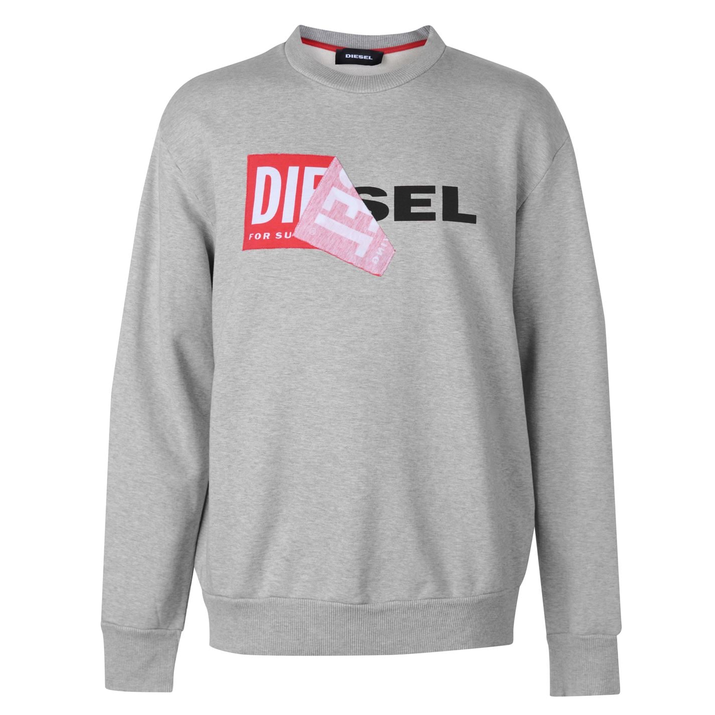 diesel peel logo sweatshirt