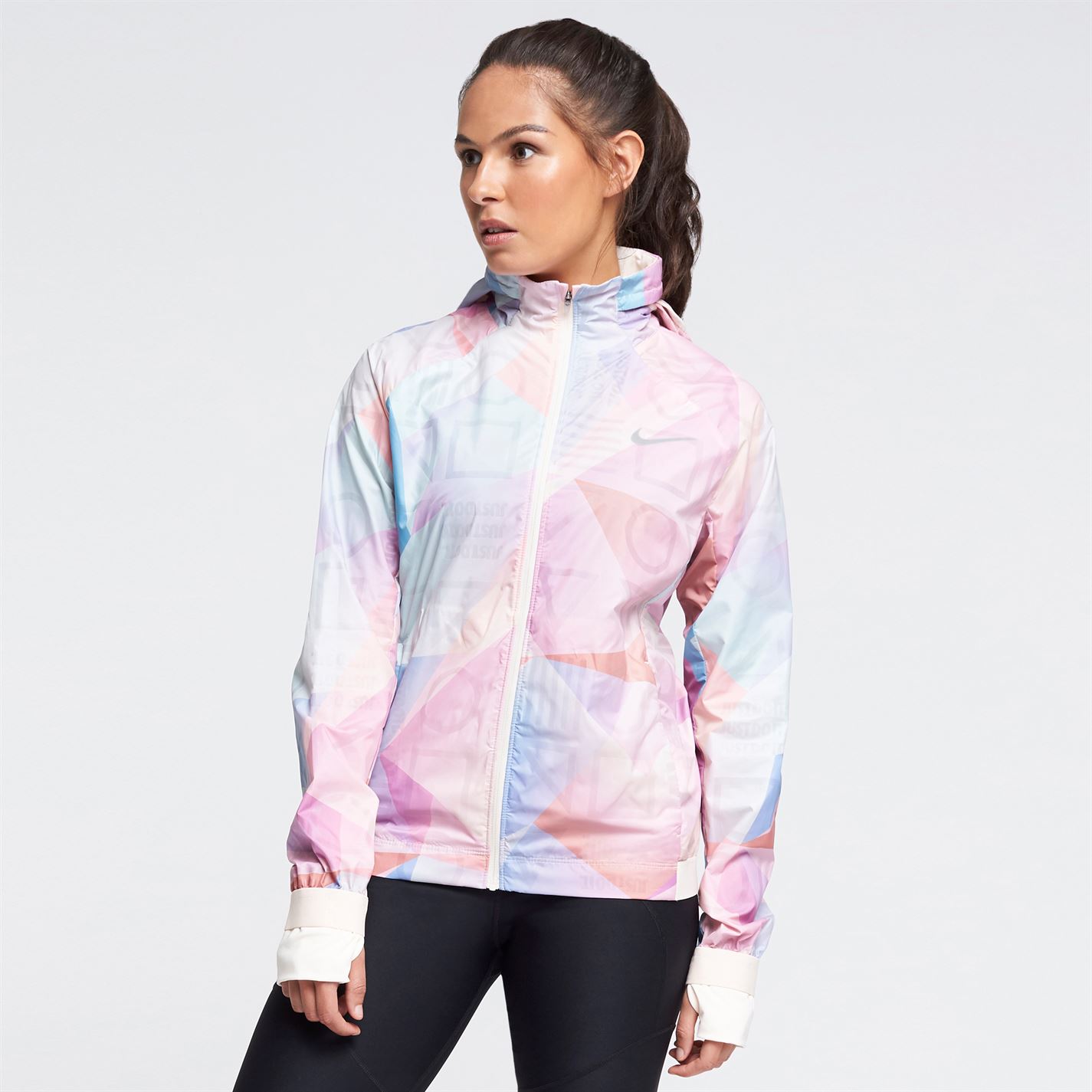 shield flash running jacket ladies
