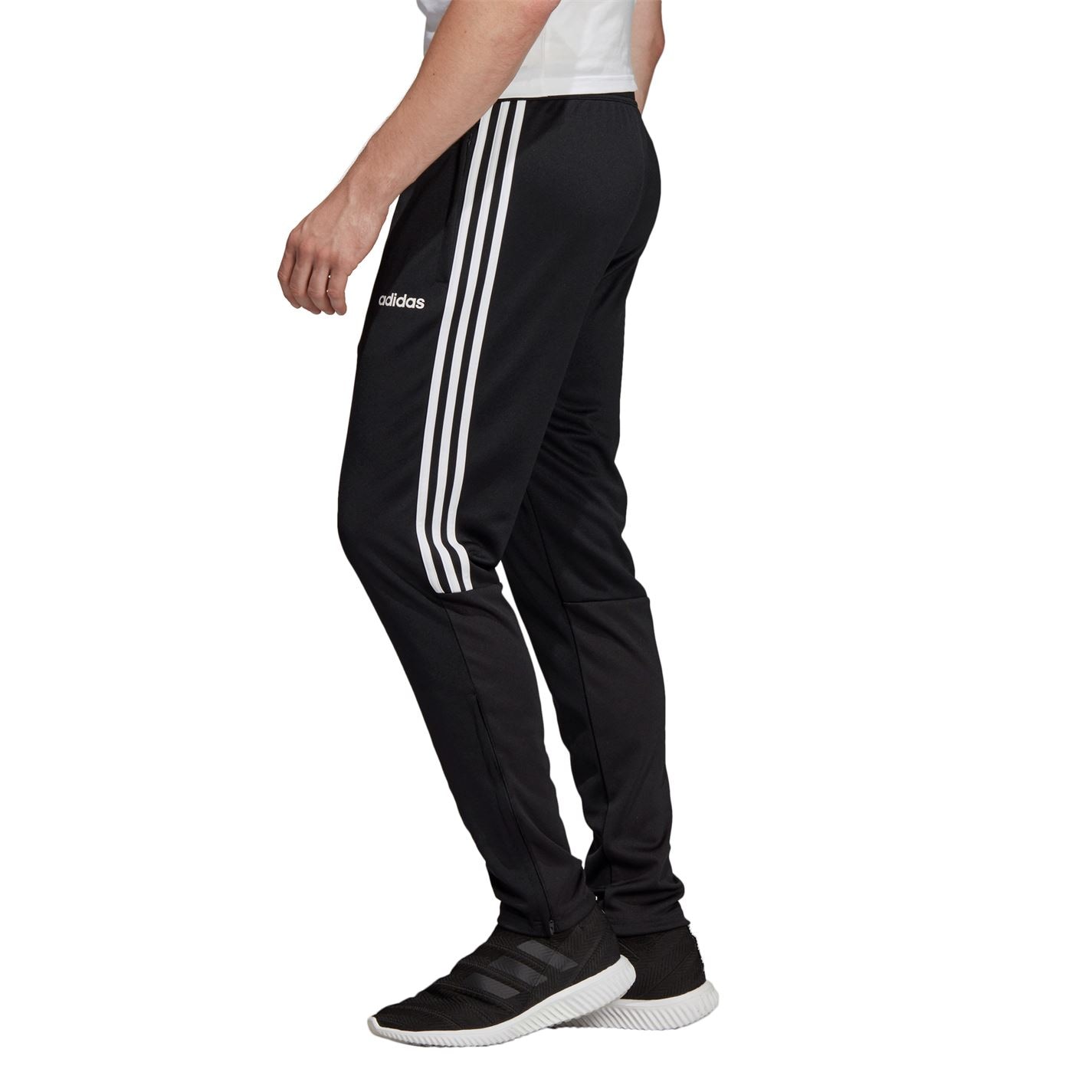 adidas 3 stripe sereno track pants mens black