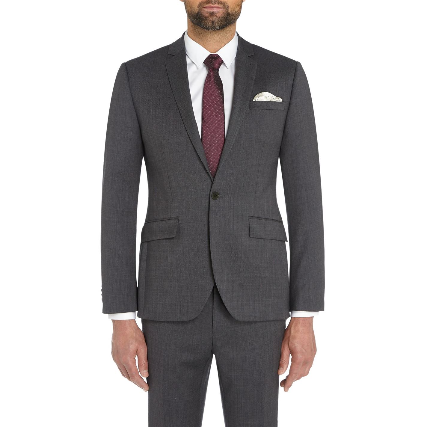 Kenneth Cole Bleekman Slim Fit Pindot Suit Jacket