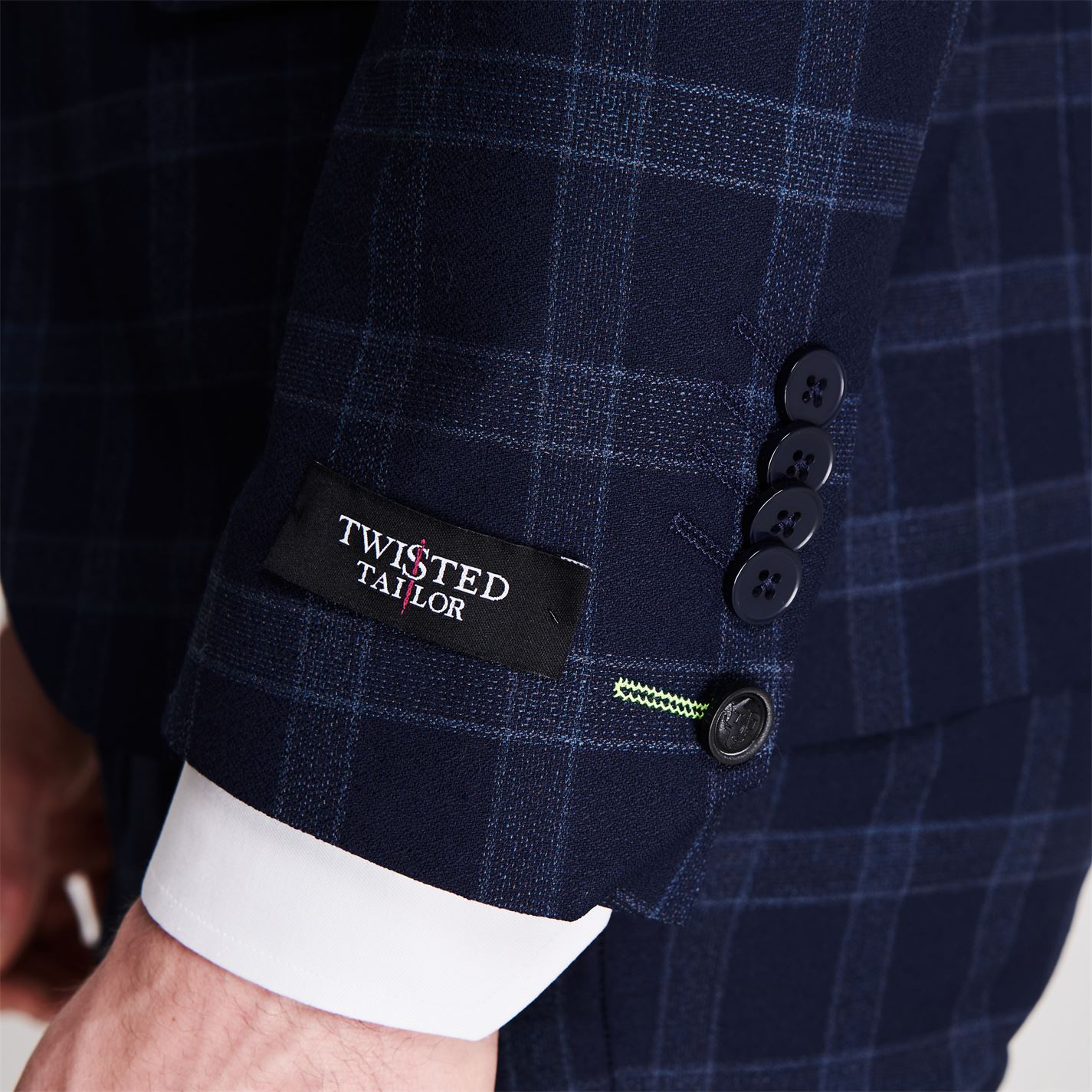 Twisted Tailor Check Blazer