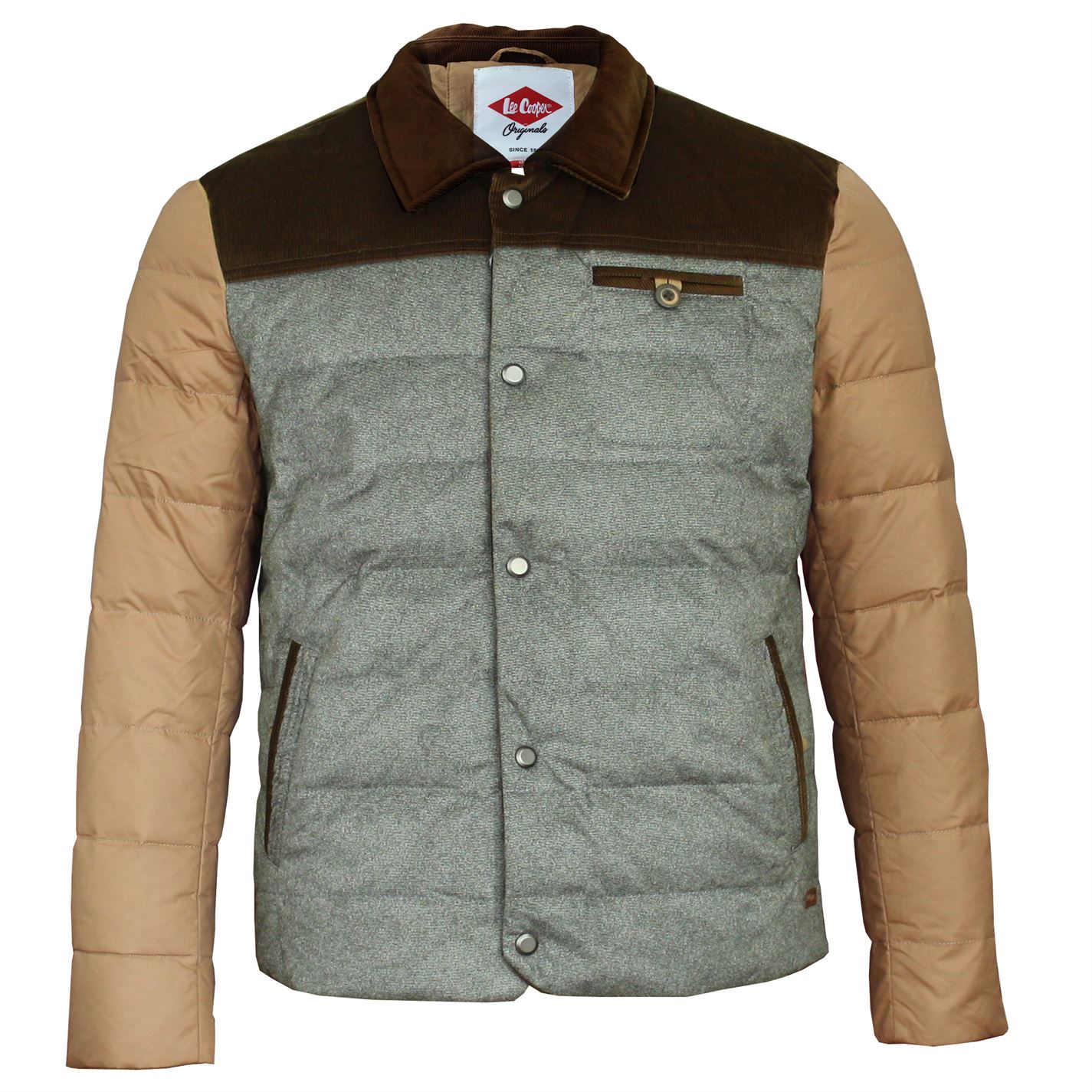 Lee Cooper Corduroy Contrasting Jacket Mens