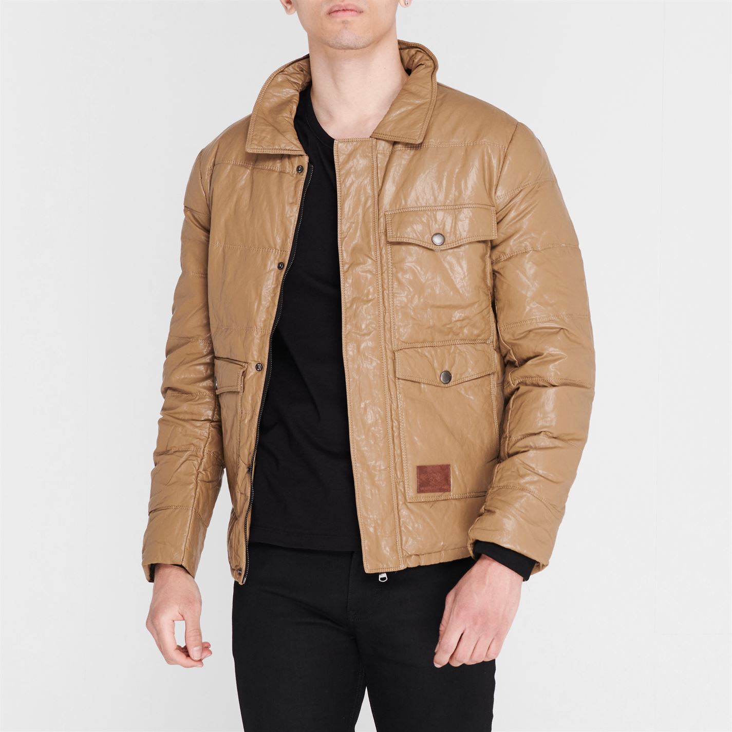 lee cooper pocket down parka