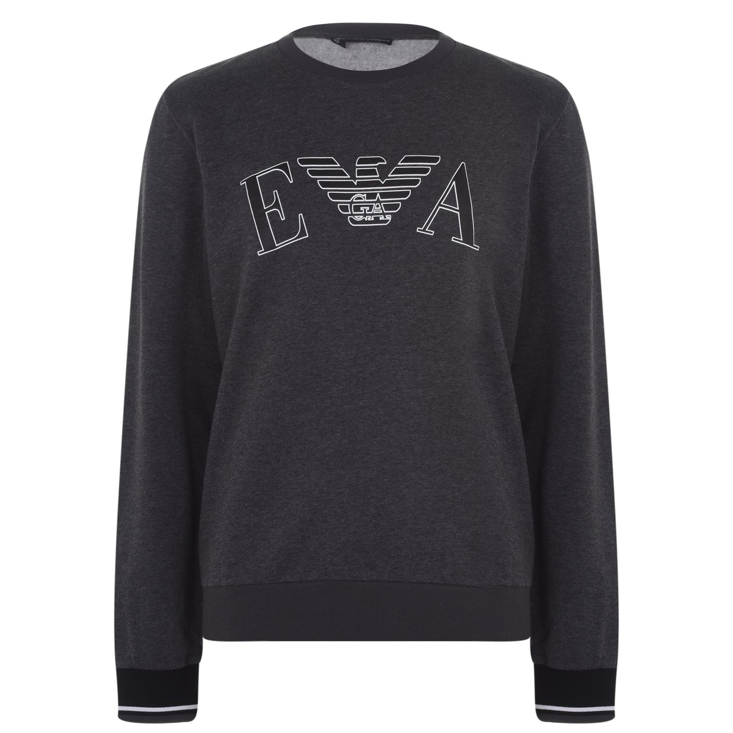 armani embossed sweatshirt